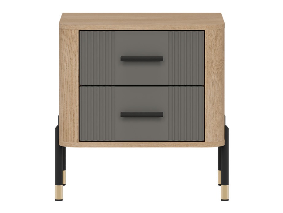 Нощно шкафче Flosora 140 (Сив)