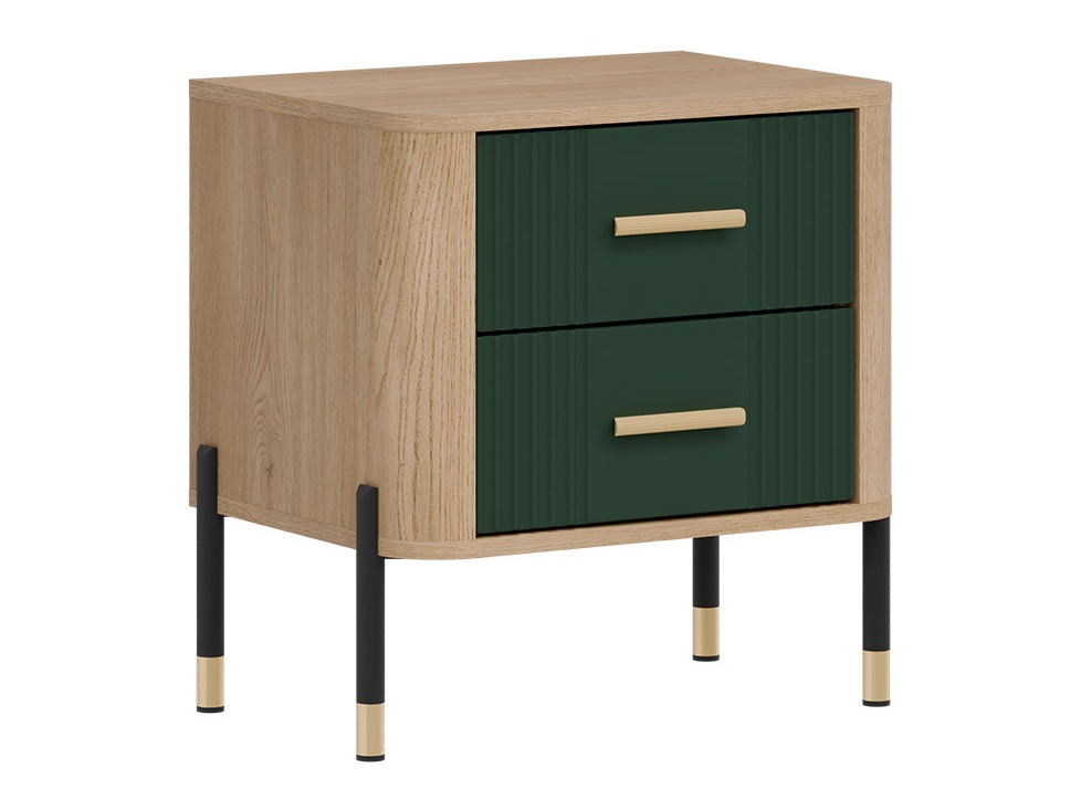 Нощно шкафче Flosora 140 (Зелен)