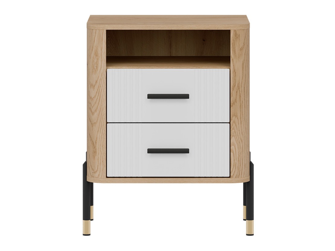 Нощно шкафче Flosora 142 (Бял)