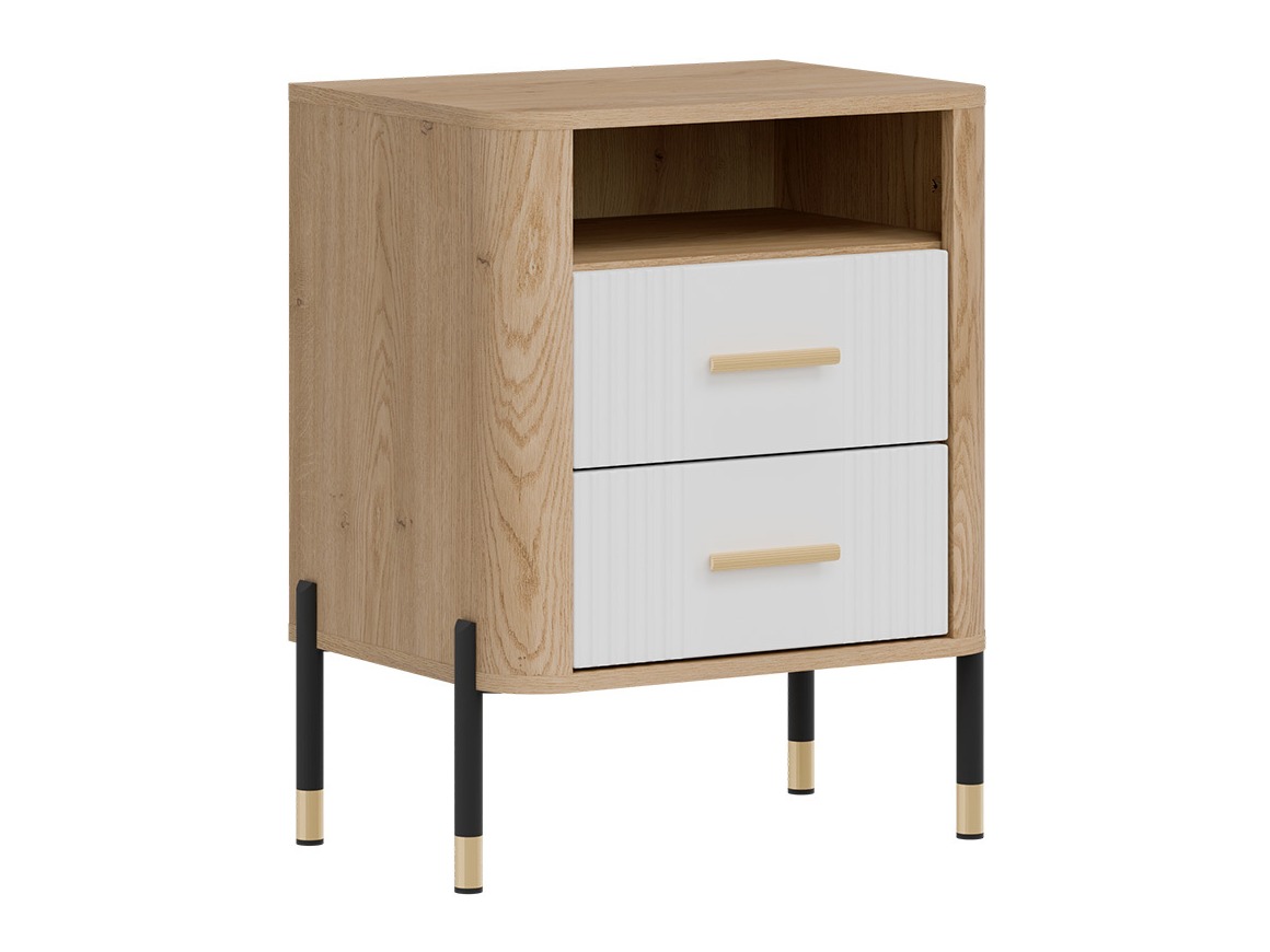 Нощно шкафче Flosora 142 (Бял)