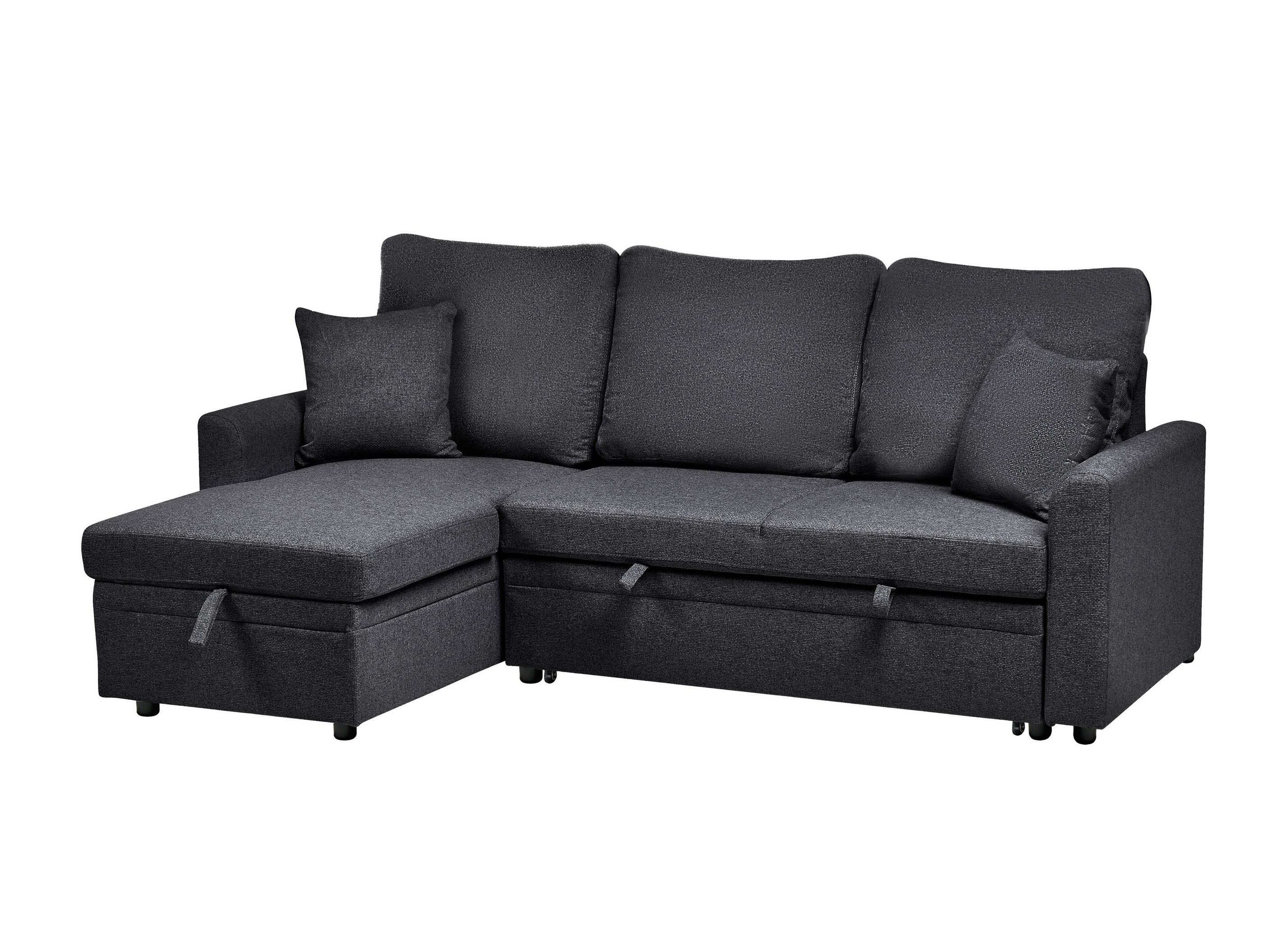 Ъглов диван Berwyn 2805 (Черен)