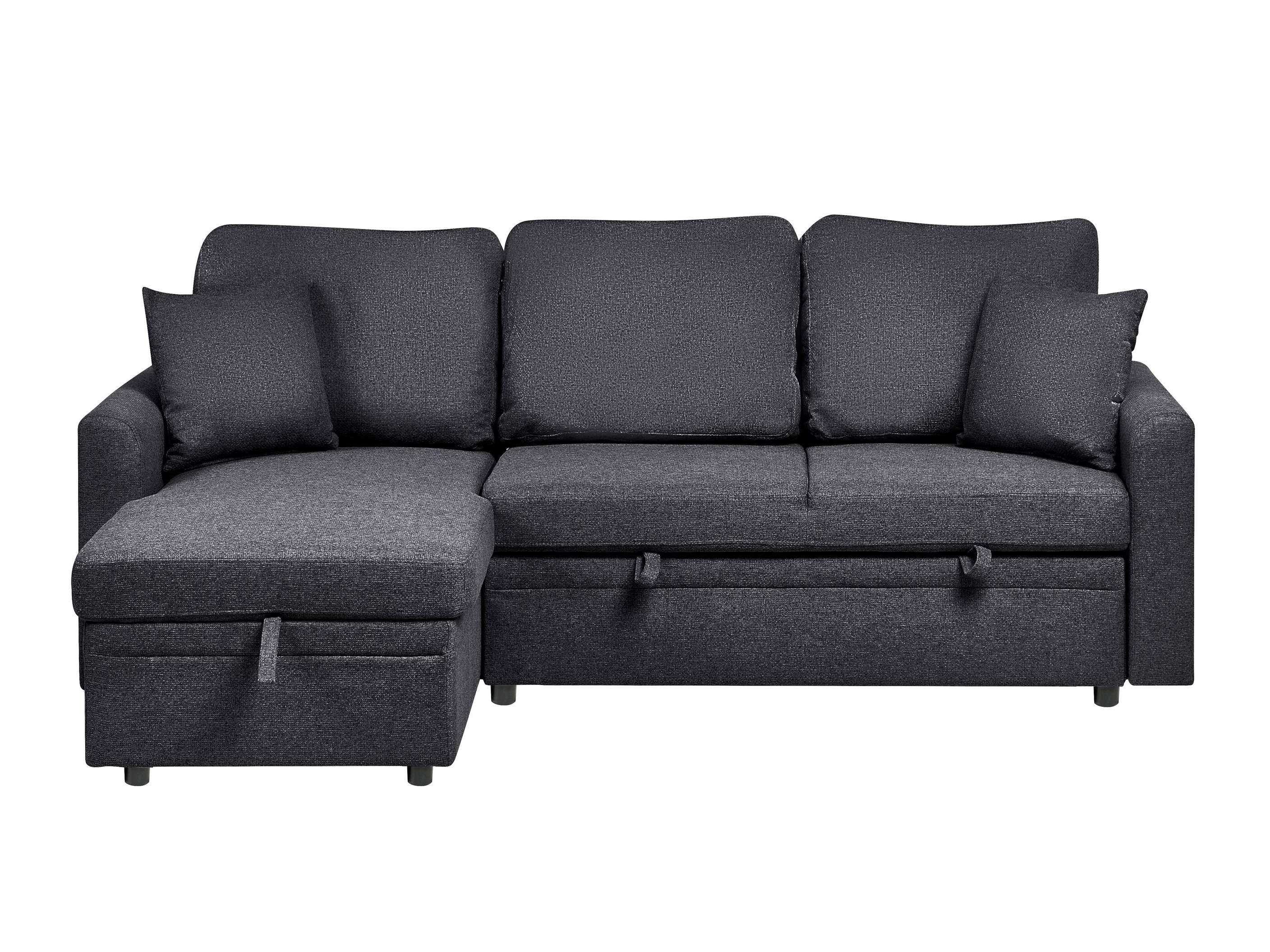 Ъглов диван Berwyn 2805 (Черен)