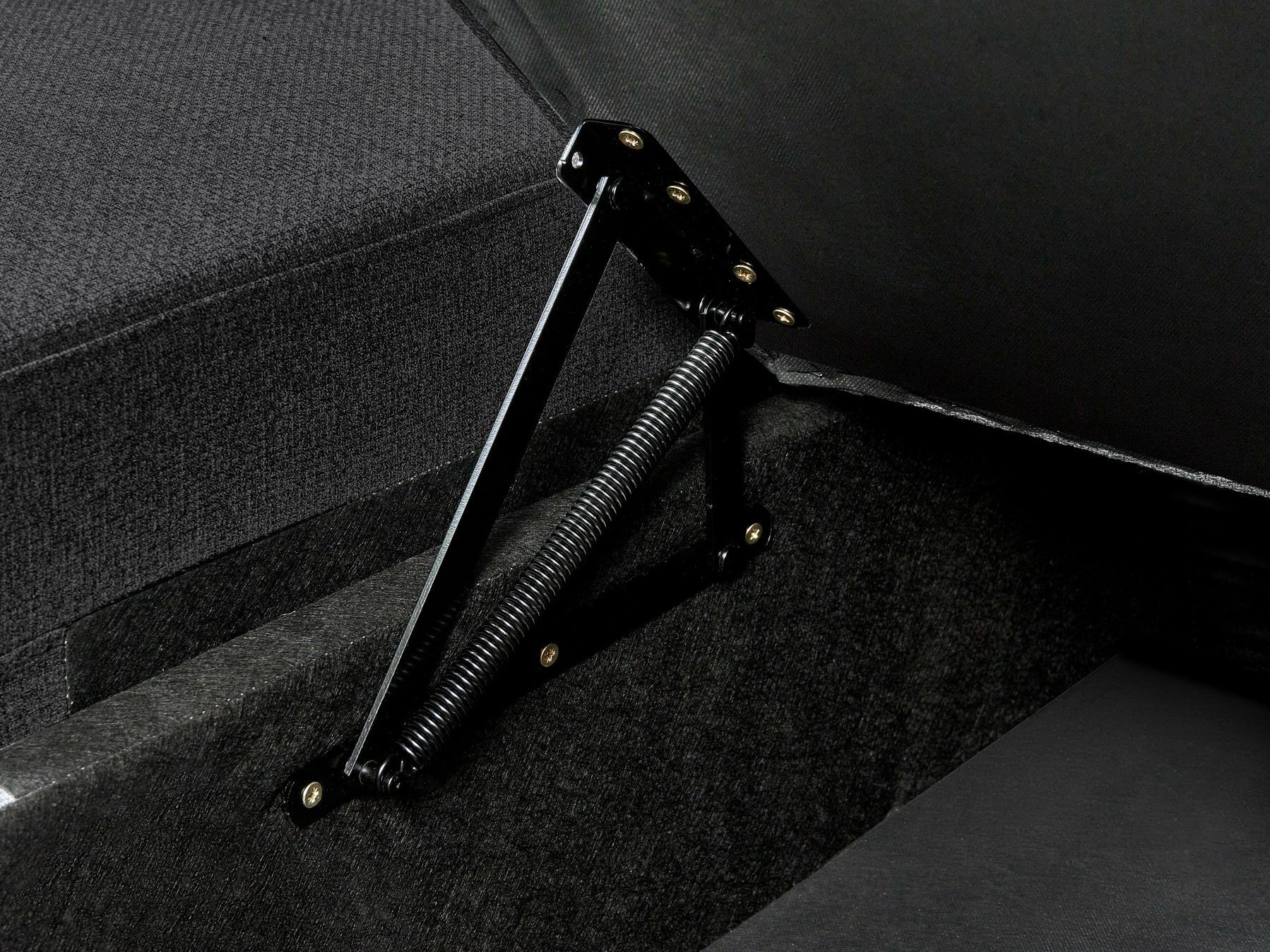 Ъглов диван Berwyn 2805 (Черен)