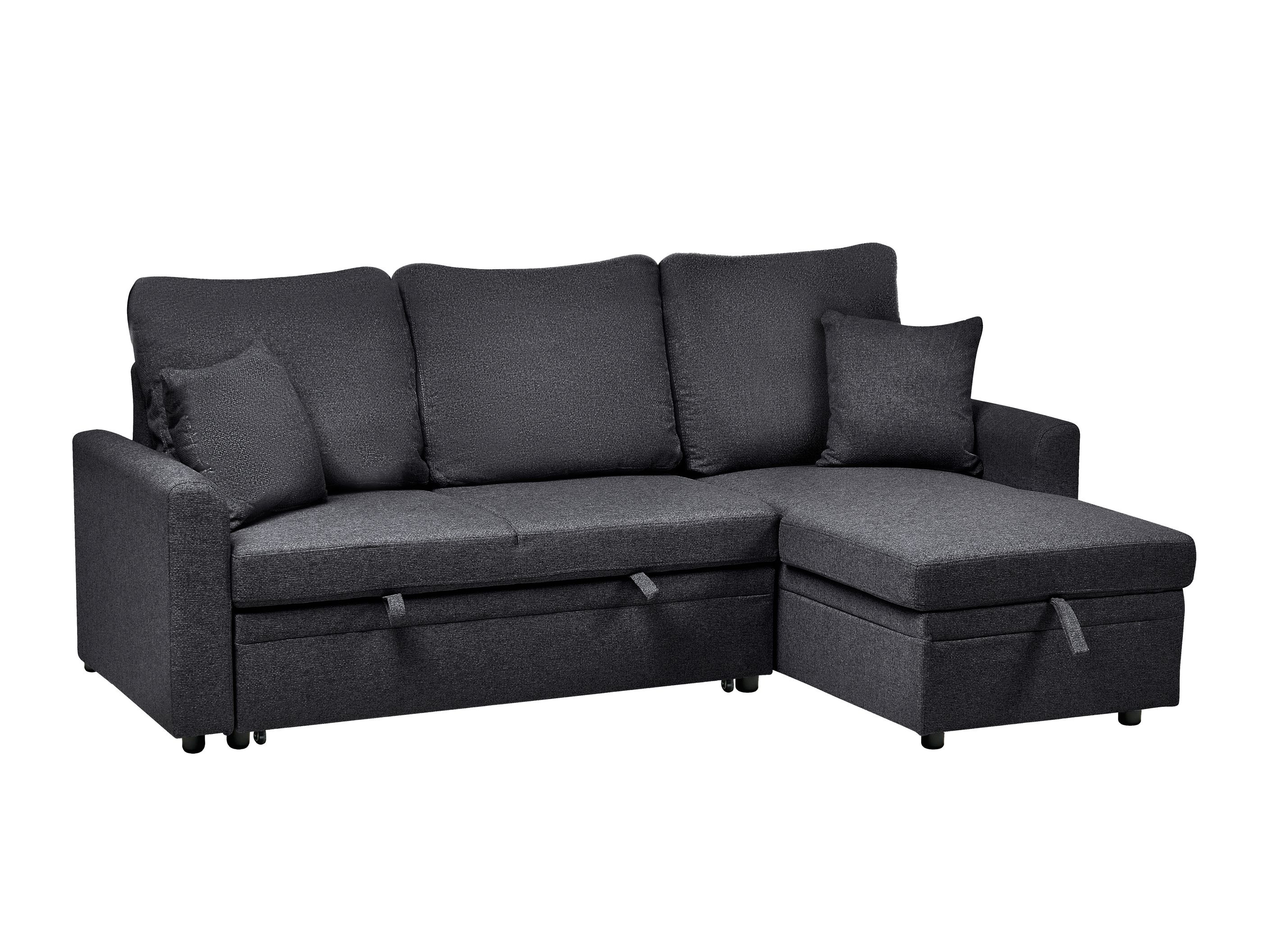 Ъглов диван Berwyn 2805 (Черен)