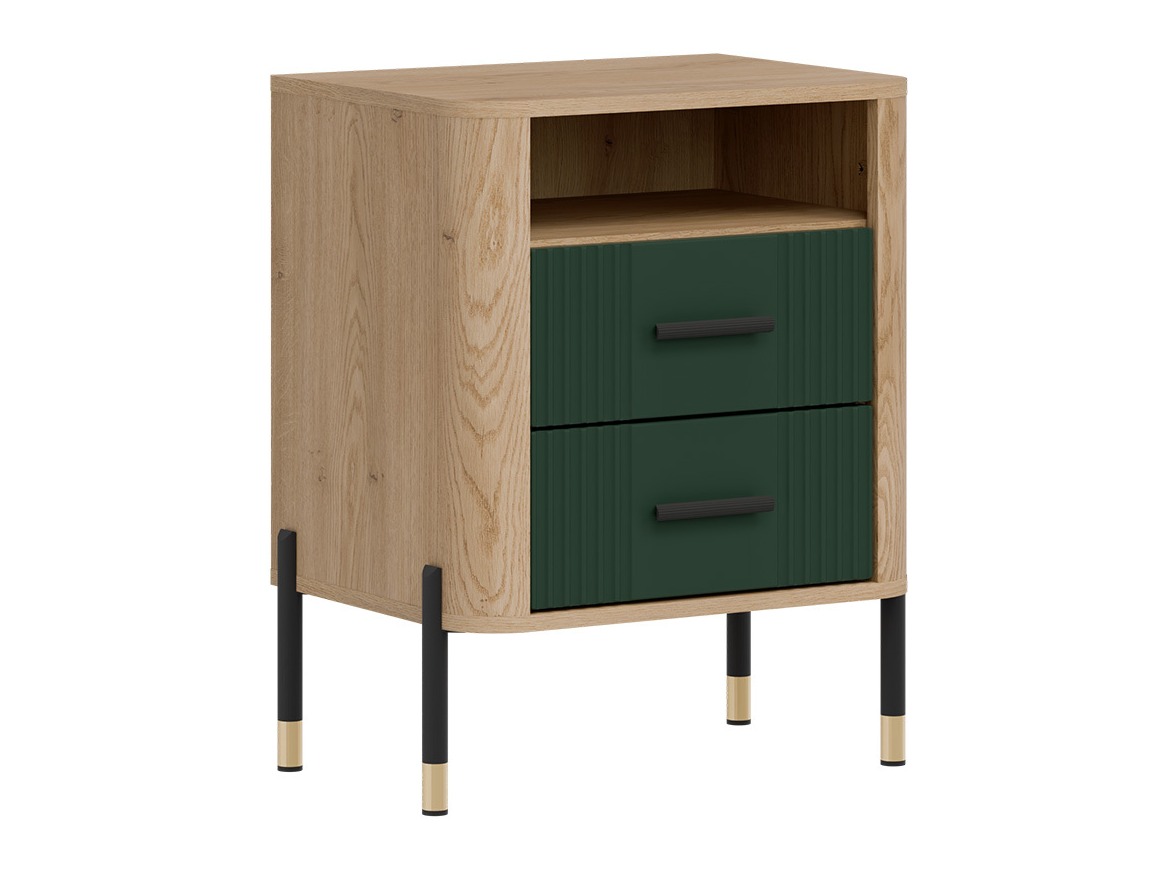 Нощно шкафче Flosora 142 (Зелен)