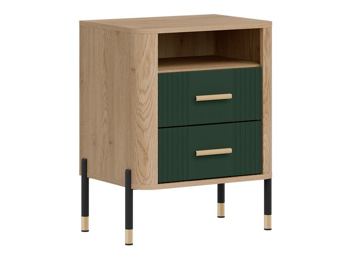 Нощно шкафче Flosora 142 (Зелен)
