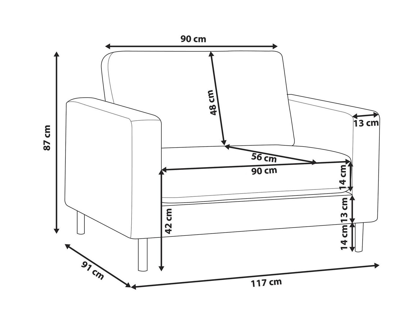 Фотьойл Berwyn 766 (Бяло екрю)