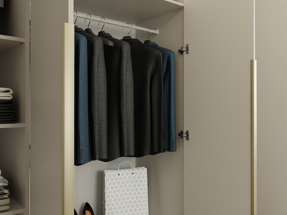 Гардероб Mandeville 370 (Кашмир + Златно)
