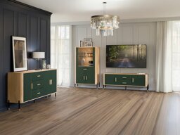 Комплект за хол Flosora 147 (Зелен)