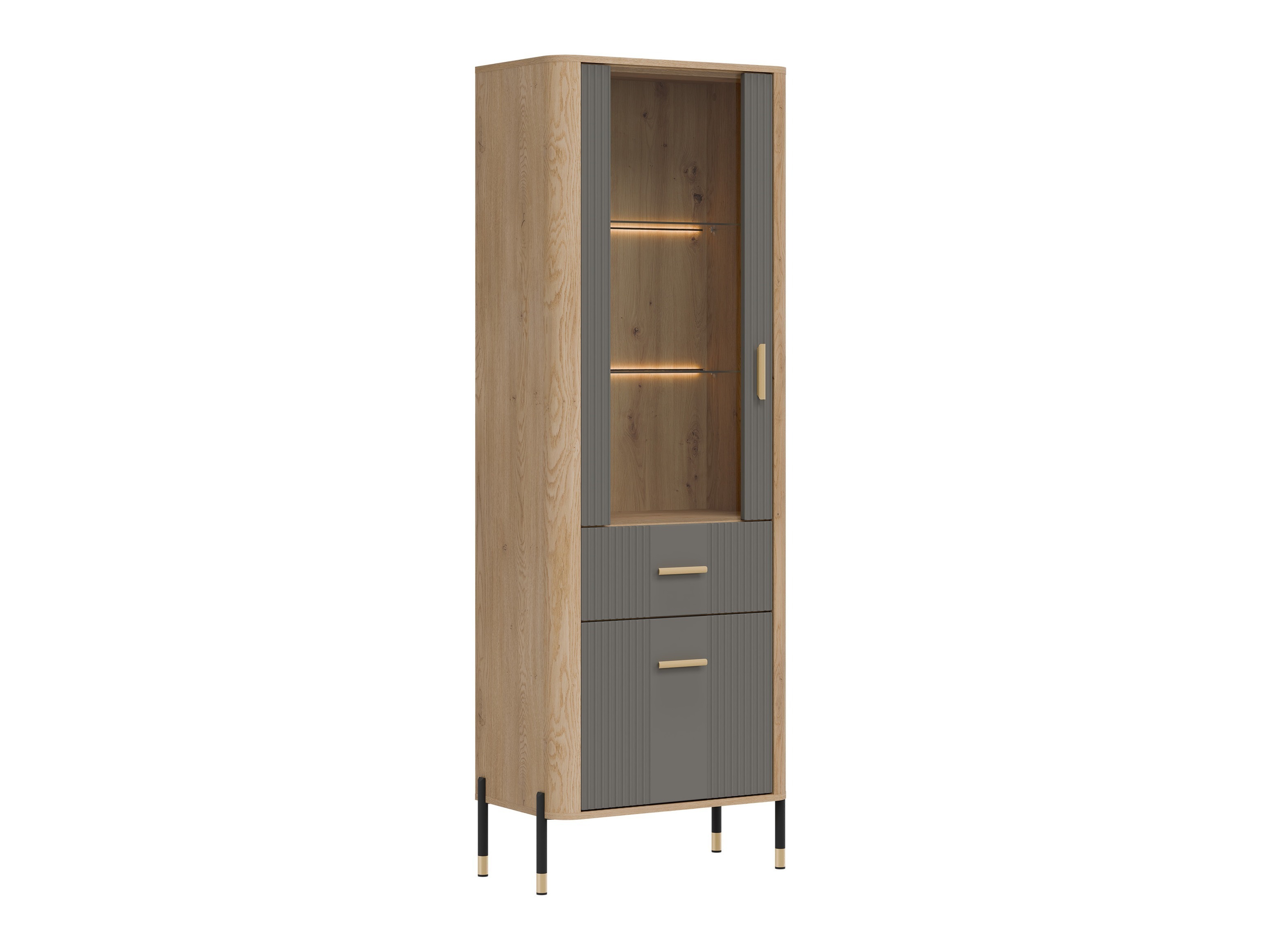 Комплект за хол Flosora 148 (Сив)