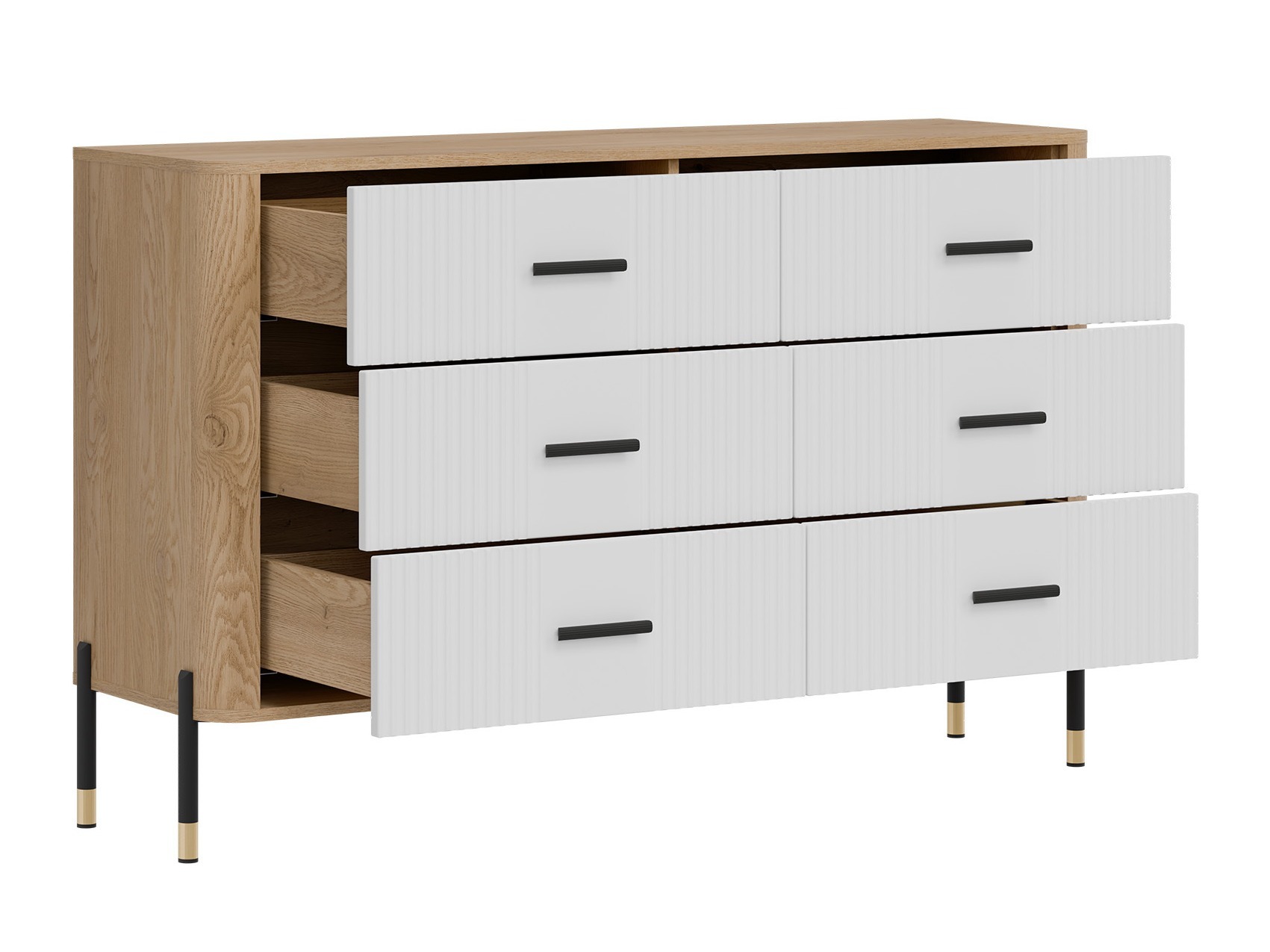 Комплект за хол Flosora 149 (Бял)