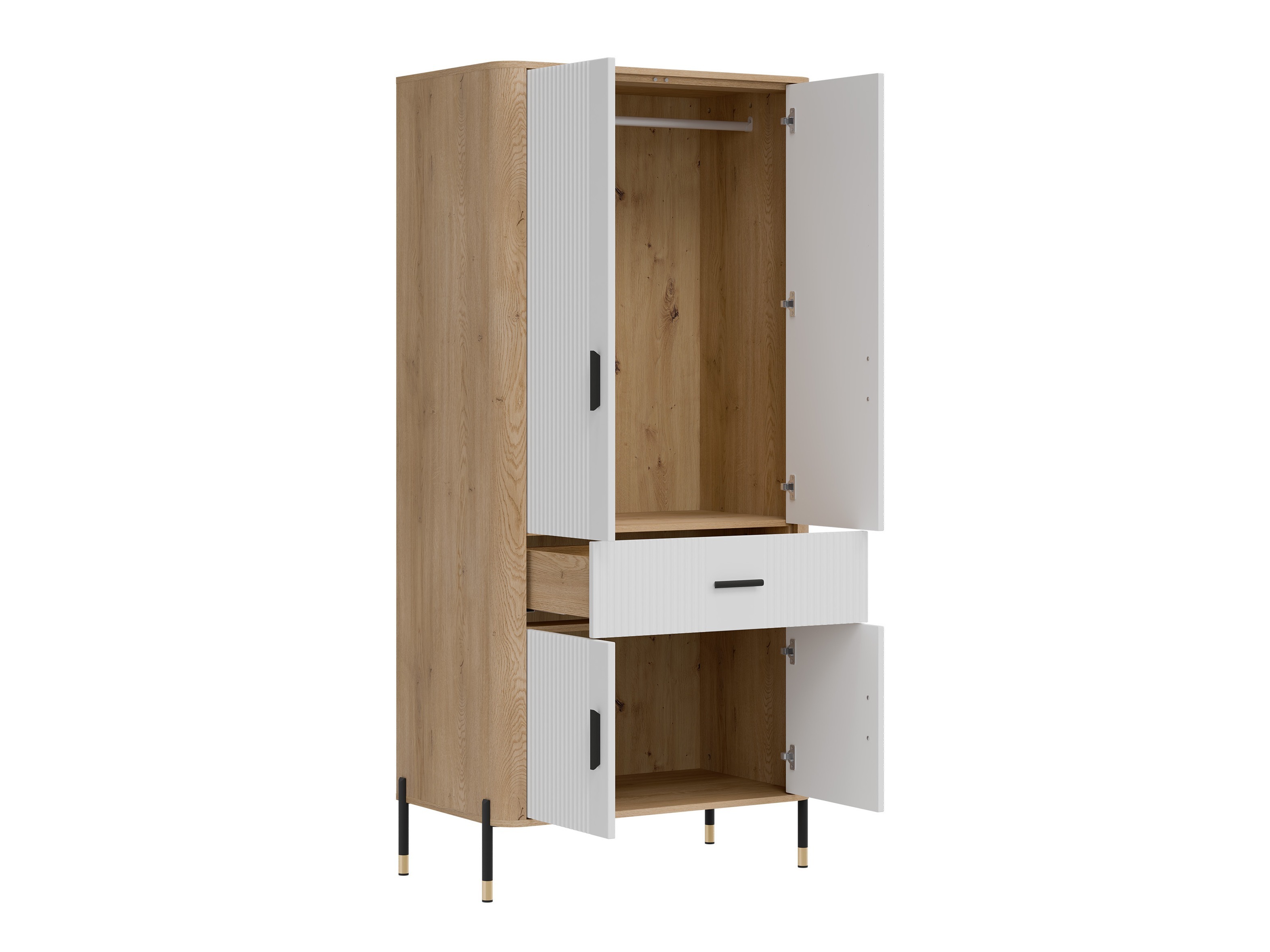 Комплект за хол Flosora 149 (Бял)