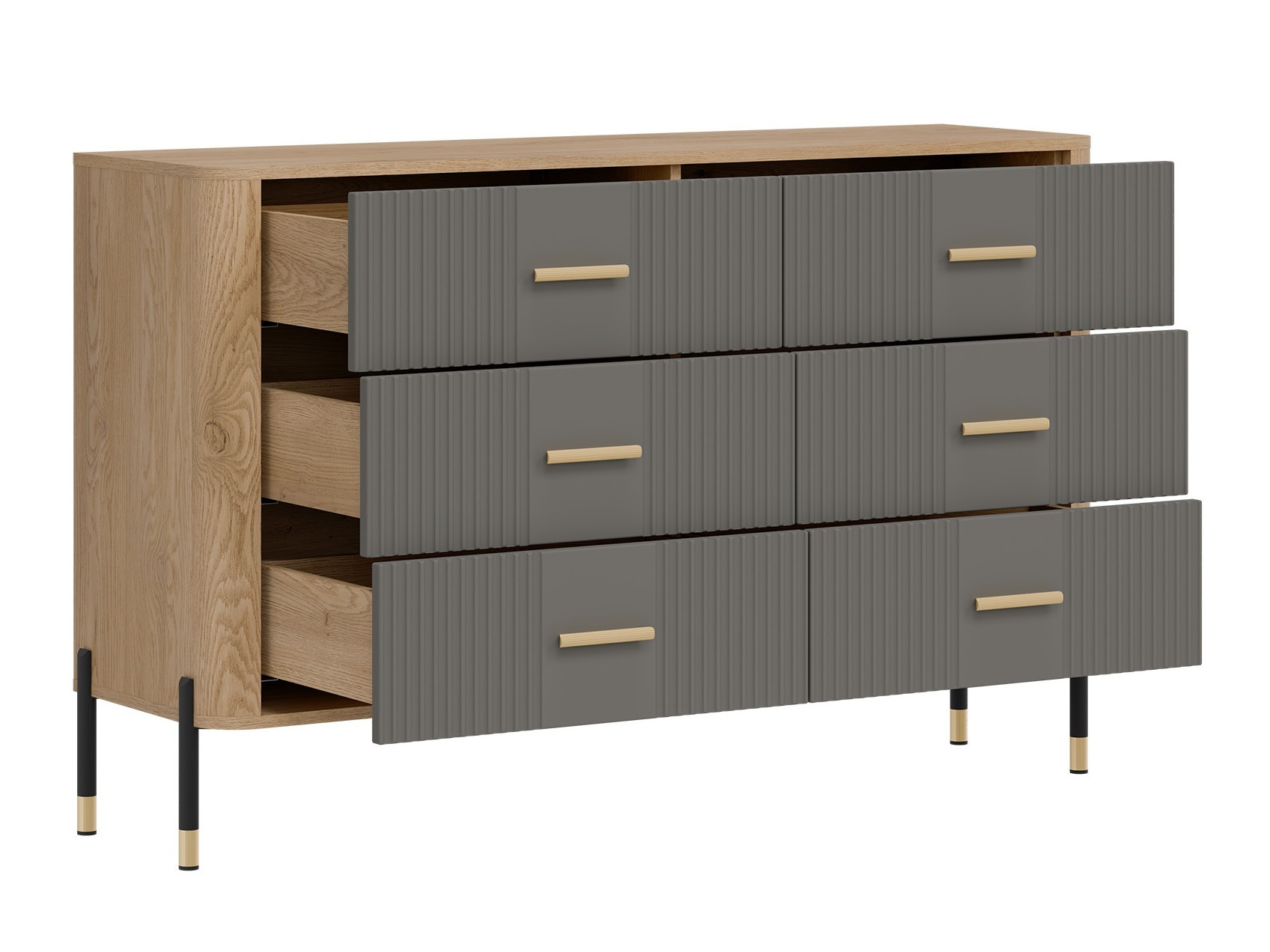 Комплект за хол Flosora 149 (Сив)