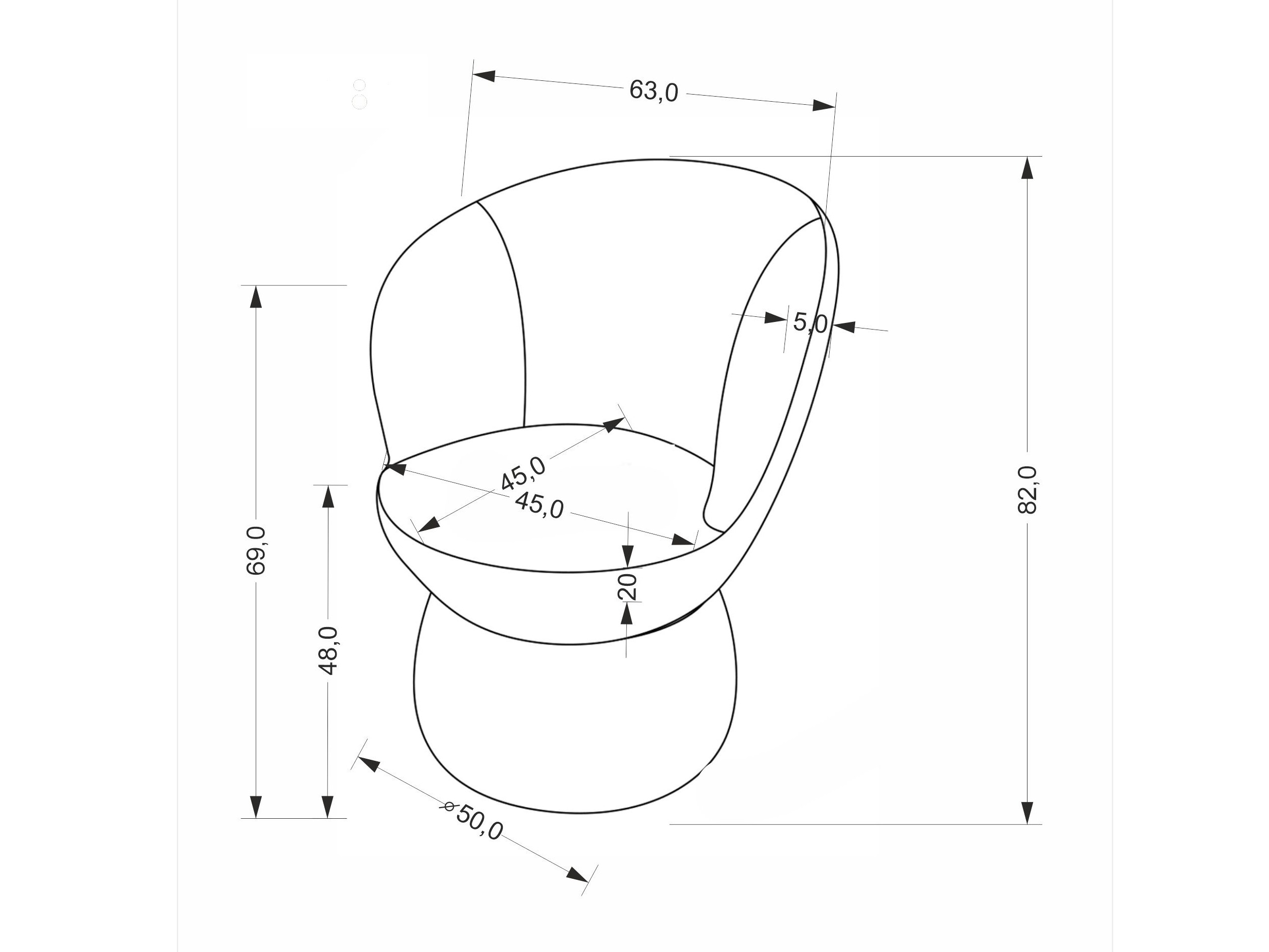 Стол Houston 2082 (Бежов)