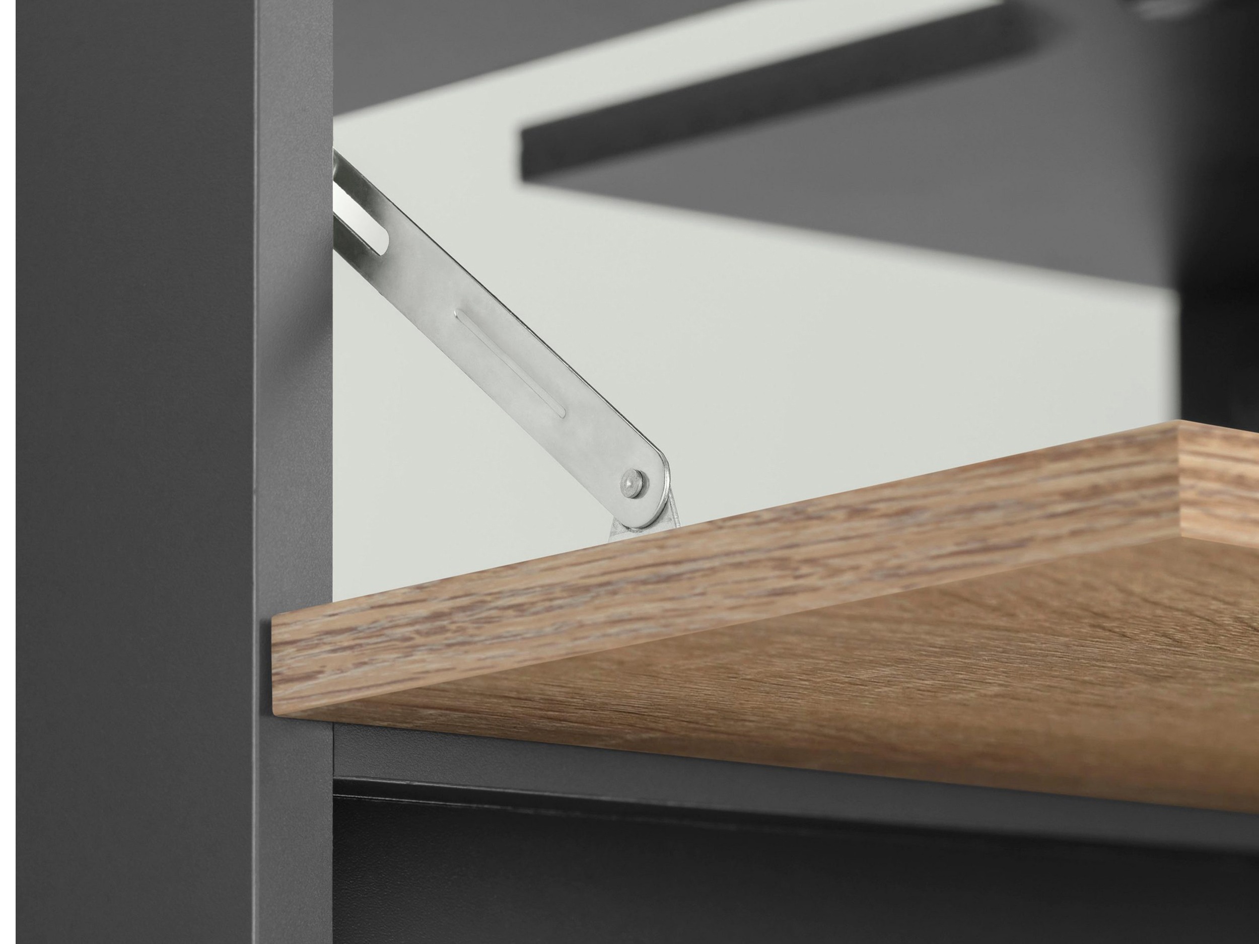 Комплект за баня Soncamu 117 (Антрацит + Дъб)