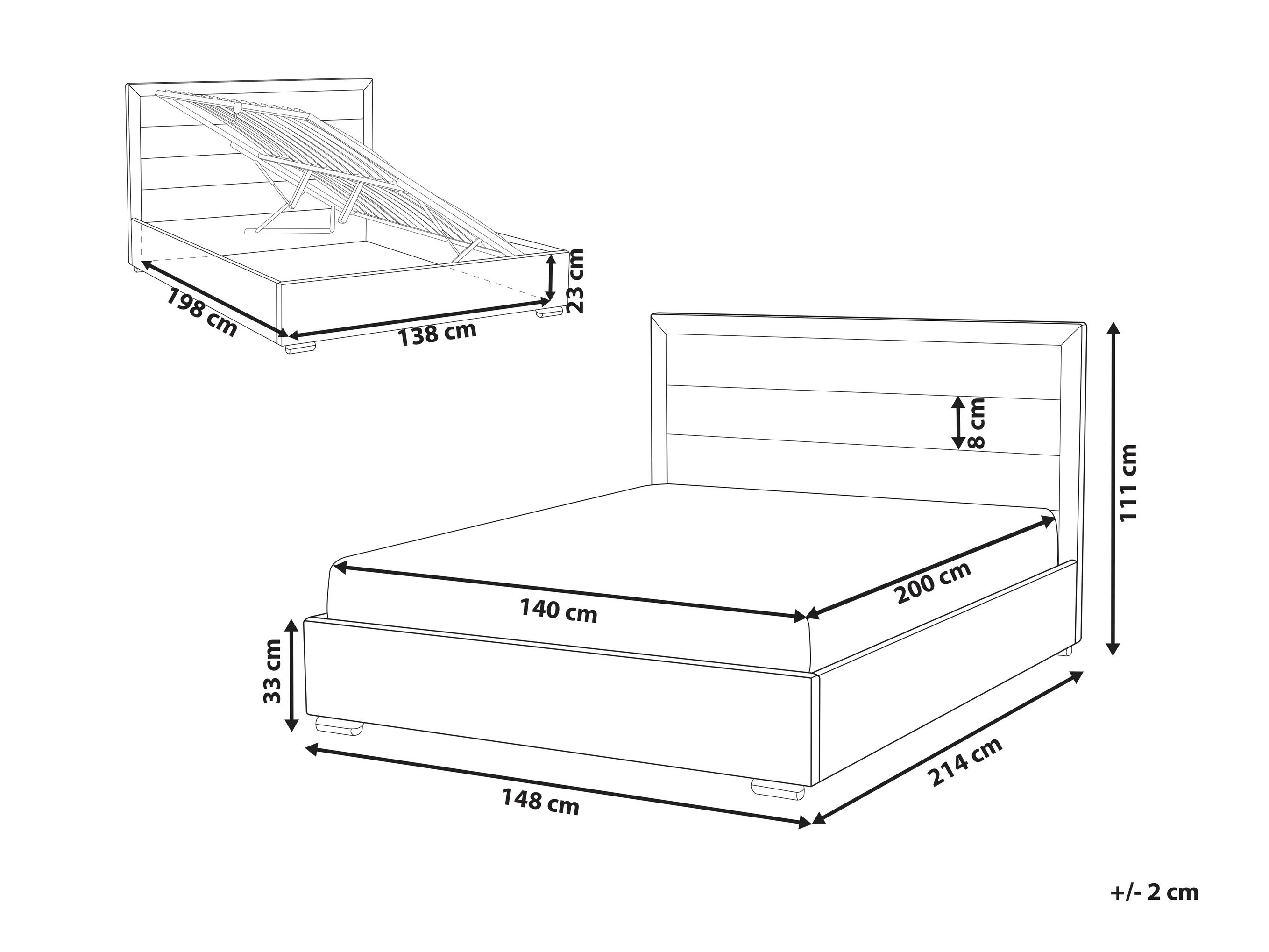 Легло Berwyn 1218 (Светло бежово)