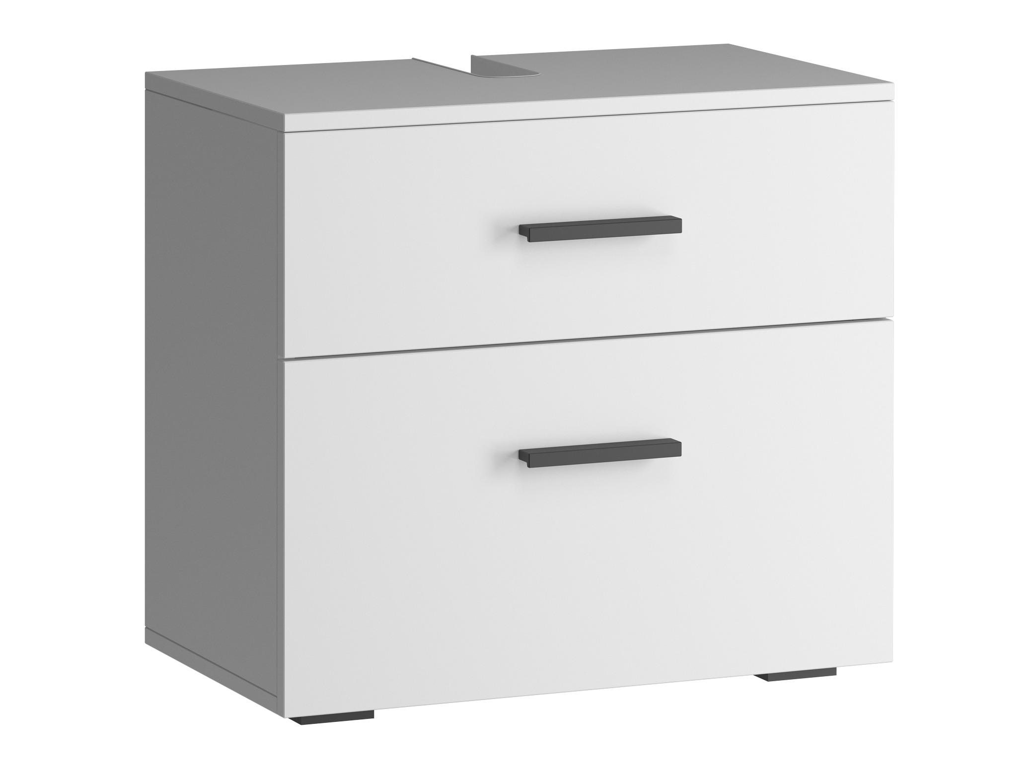 Стоящ шкаф за баня за мивка Larlori 100 (Бял)