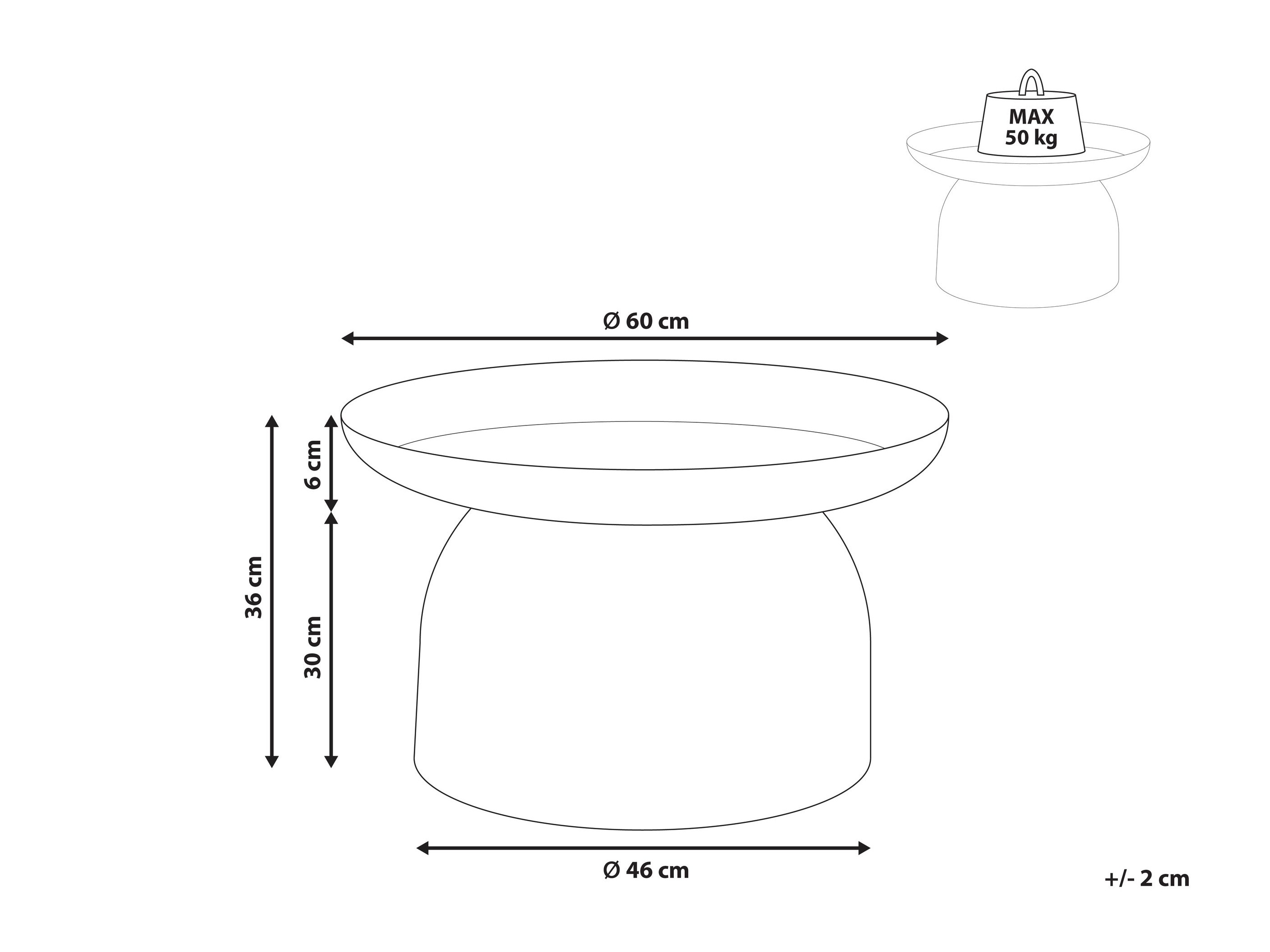 Масичка за кафе Berwyn 2820 (Роза)