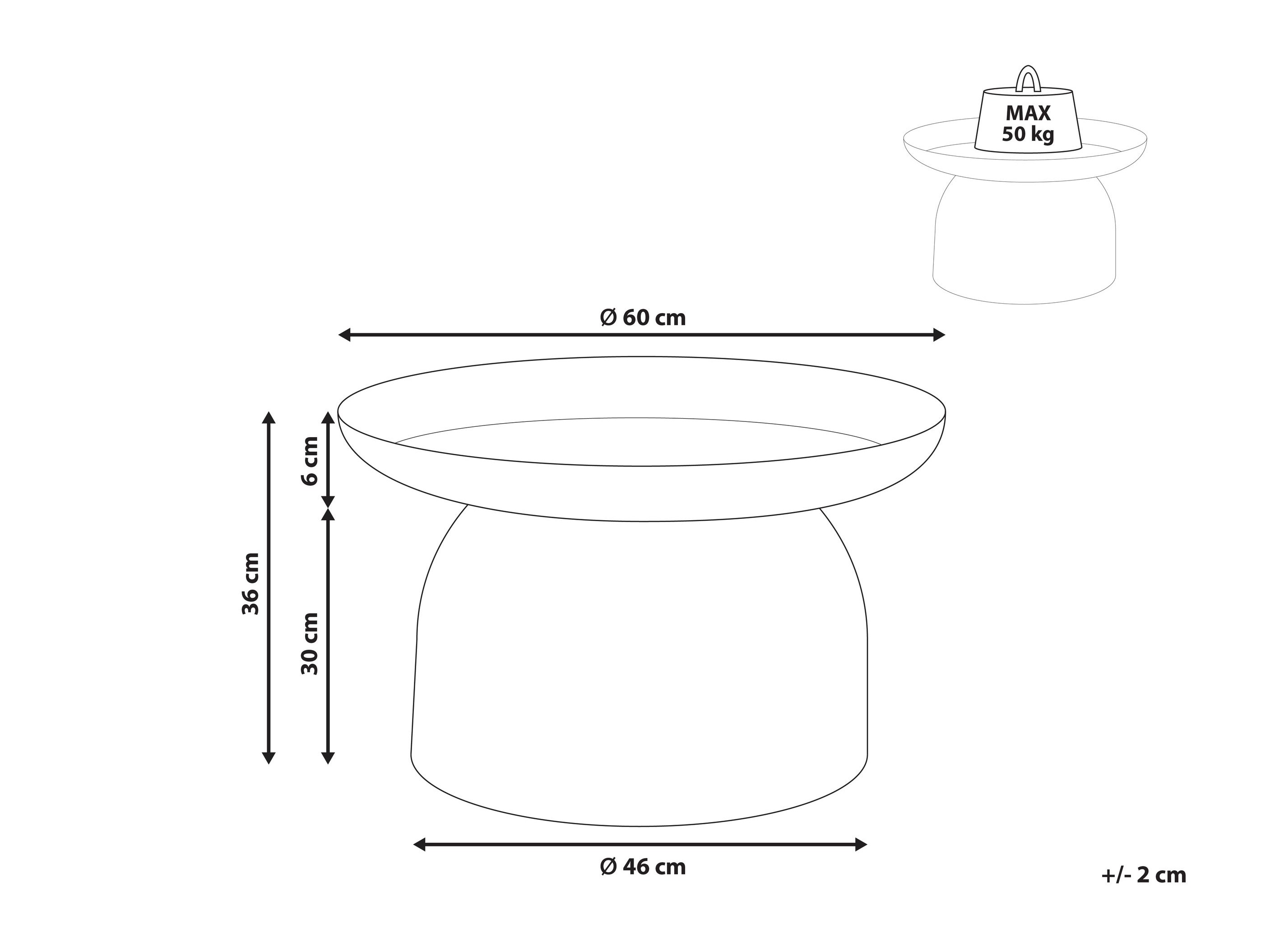Масичка за кафе Berwyn 2820 (Taupe)