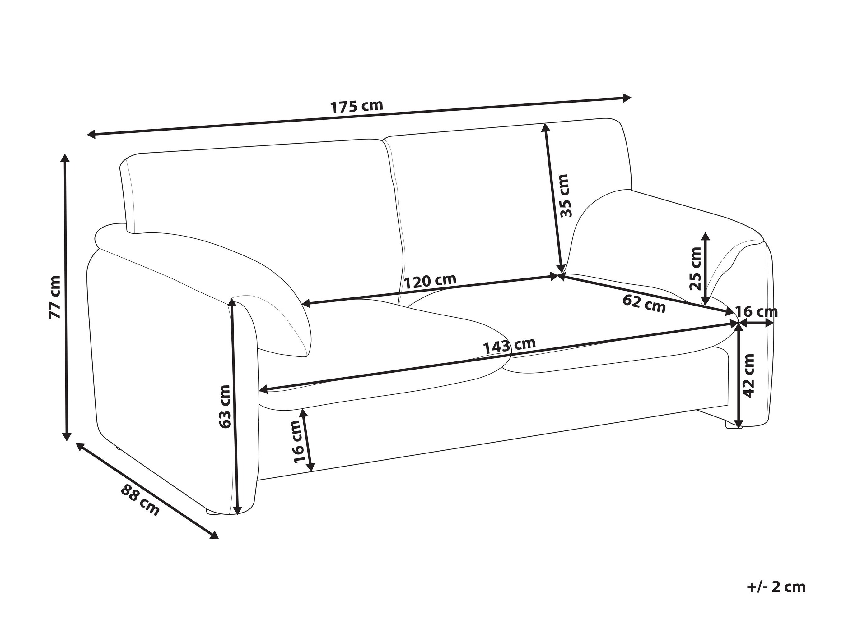 Диван Berwyn 2824 (Taupe)
