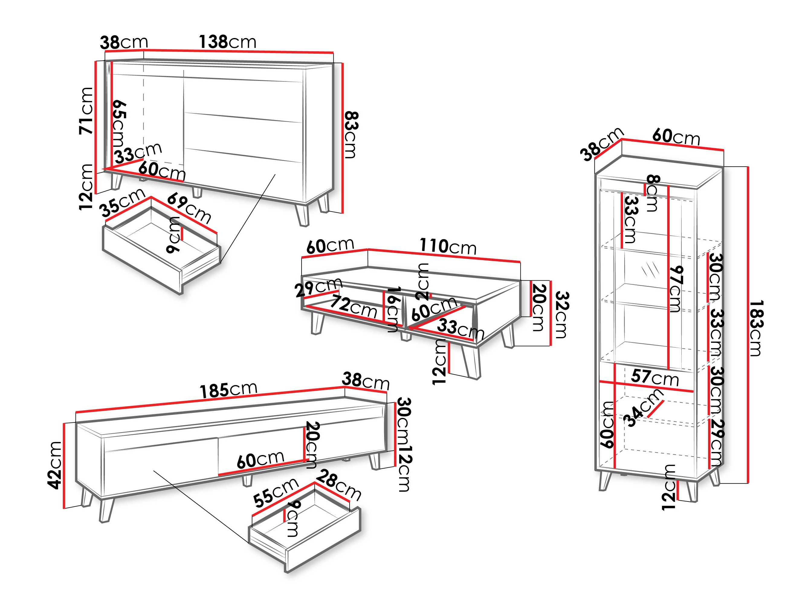 Комплект за хол Munus