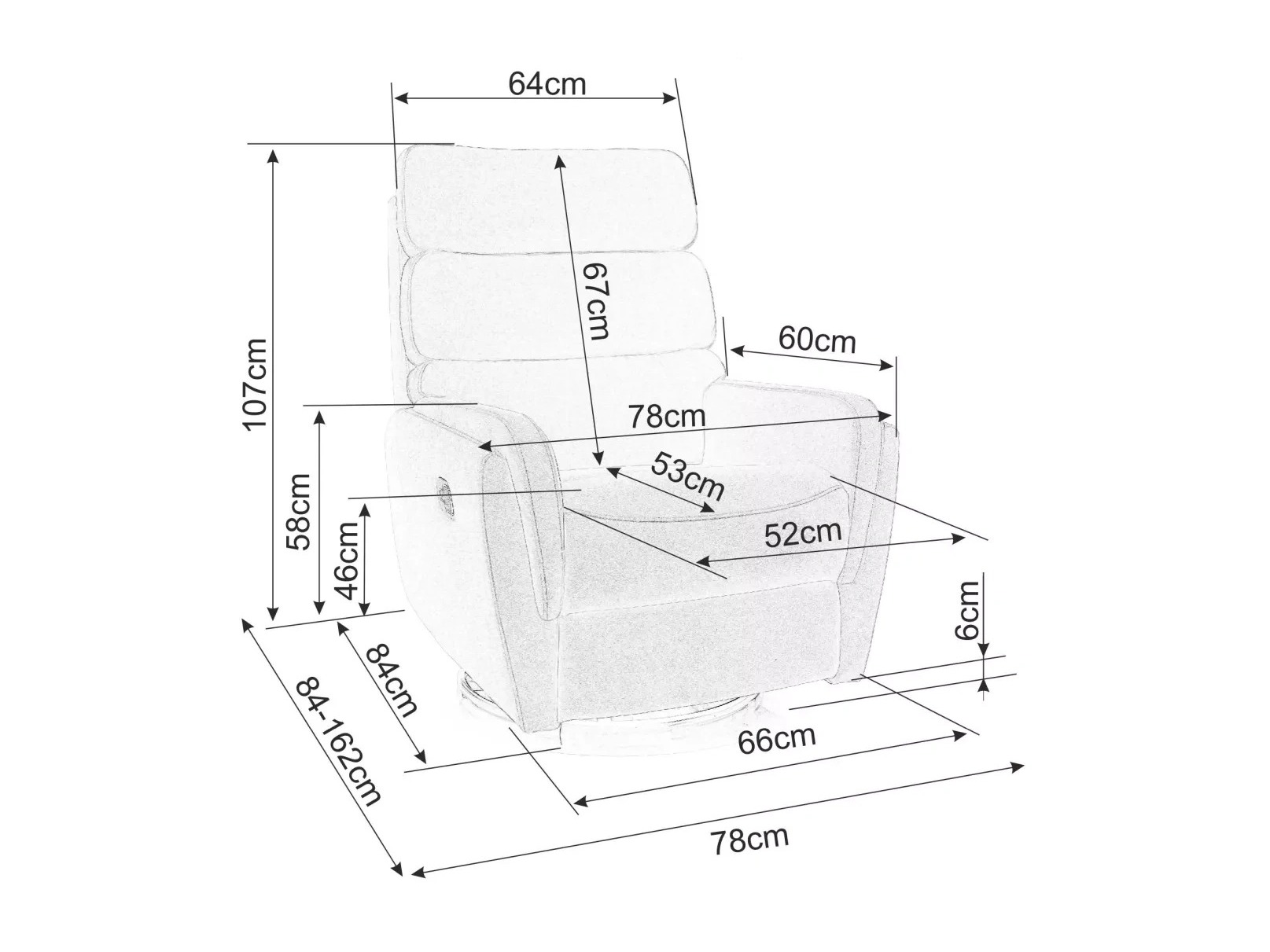 Реклайнер Detroit 877 (Бежов)