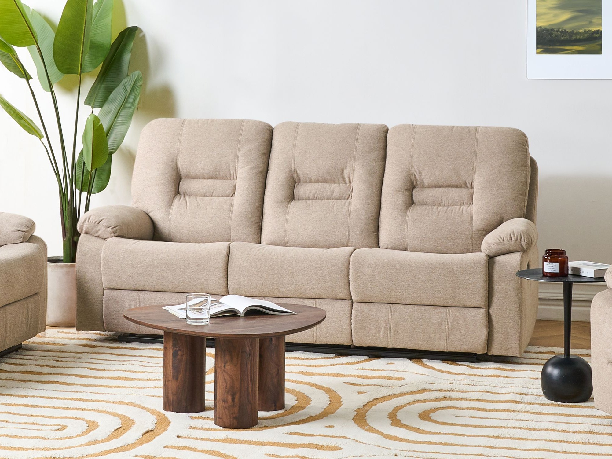 Диван реклайнър Tivlira 111 (Бежов)