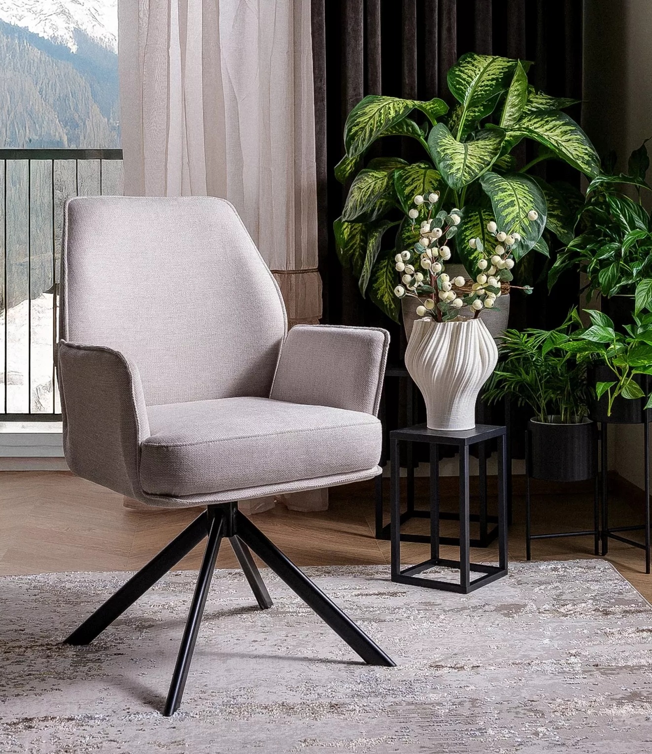 Стол Detroit 423 (Светло бежово)