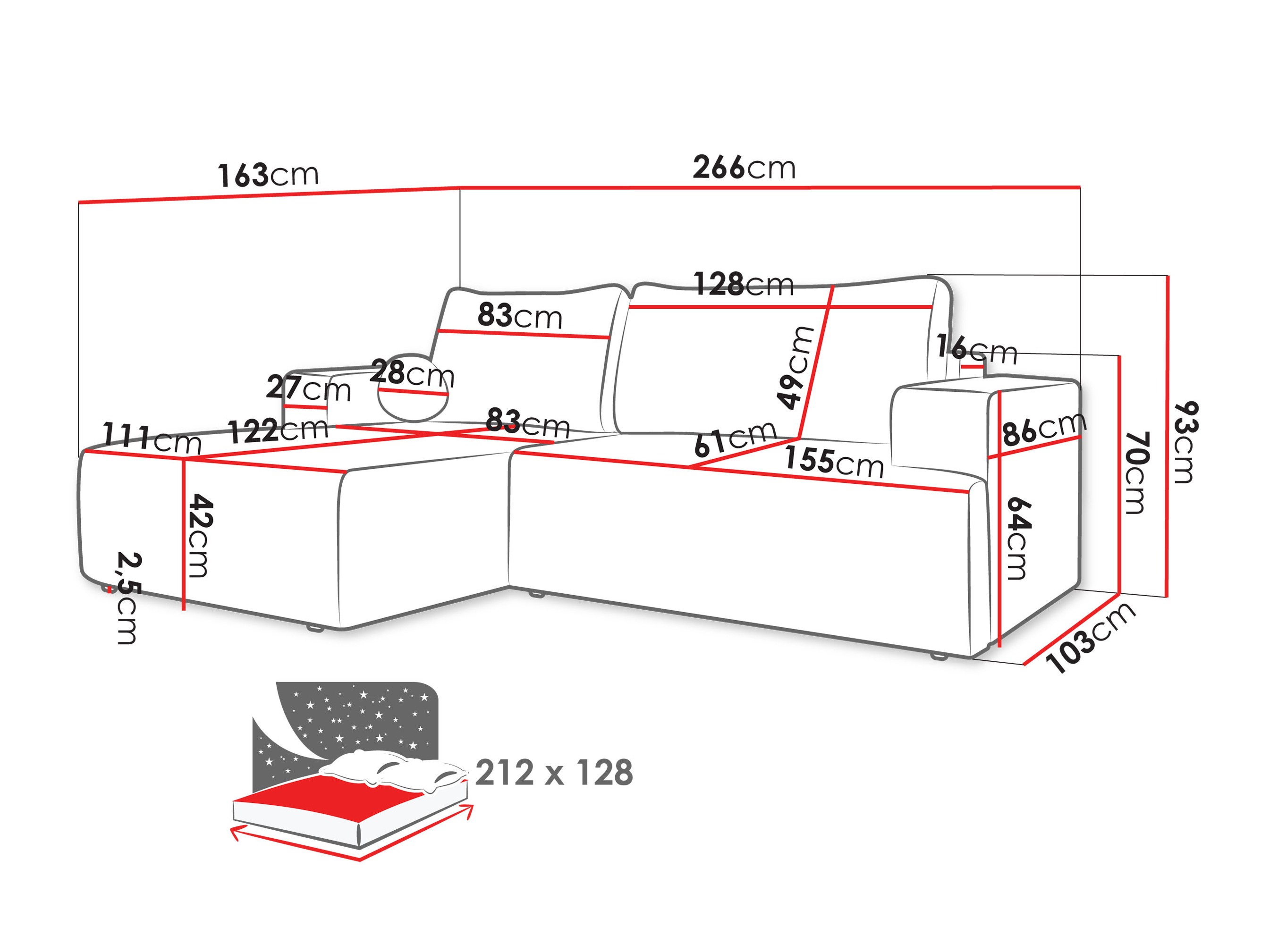 Ъглов диван Comfivo 456 (Wave 15)