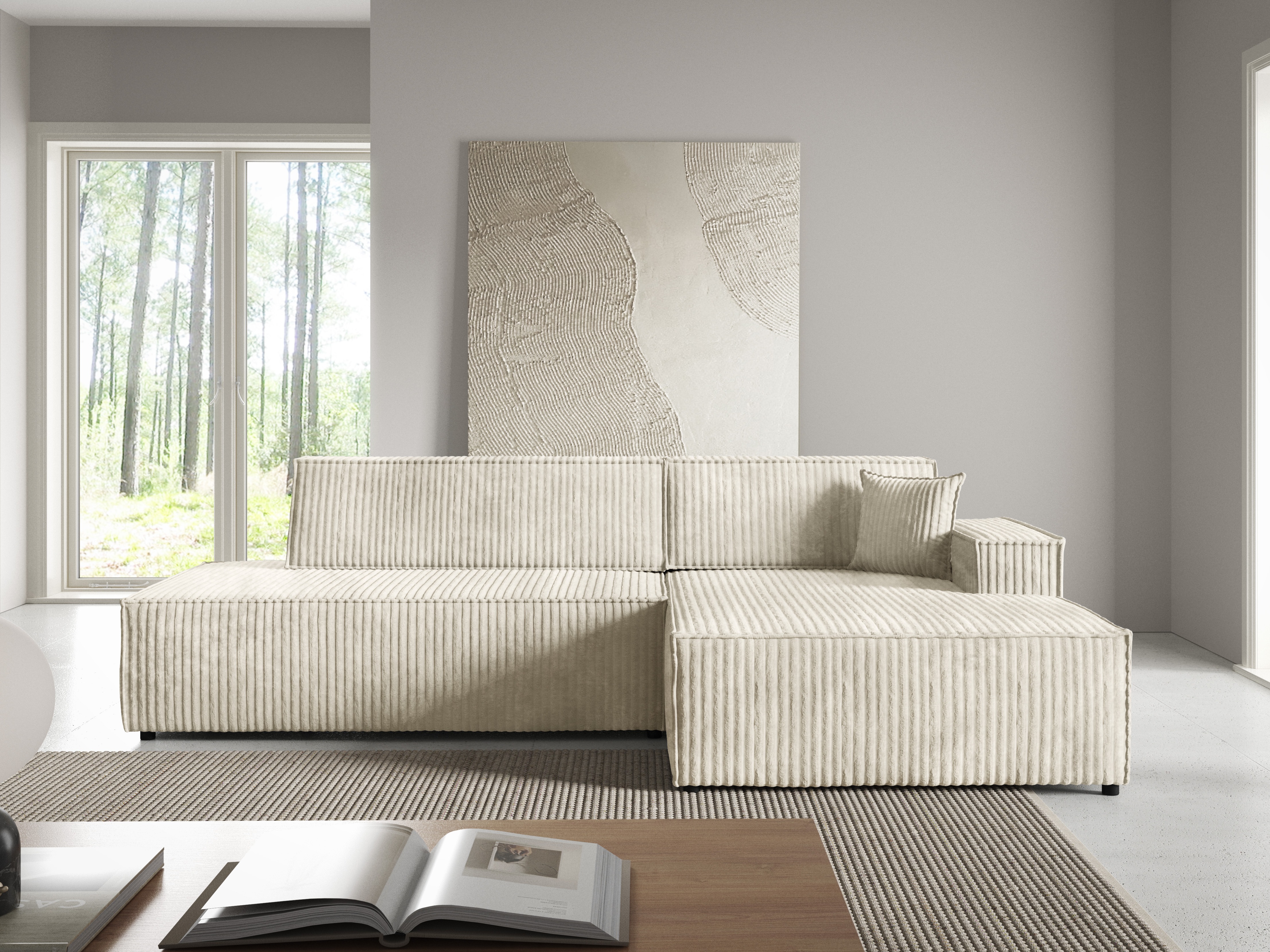 Ъглов диван Kingston 187 (Tilia 03)