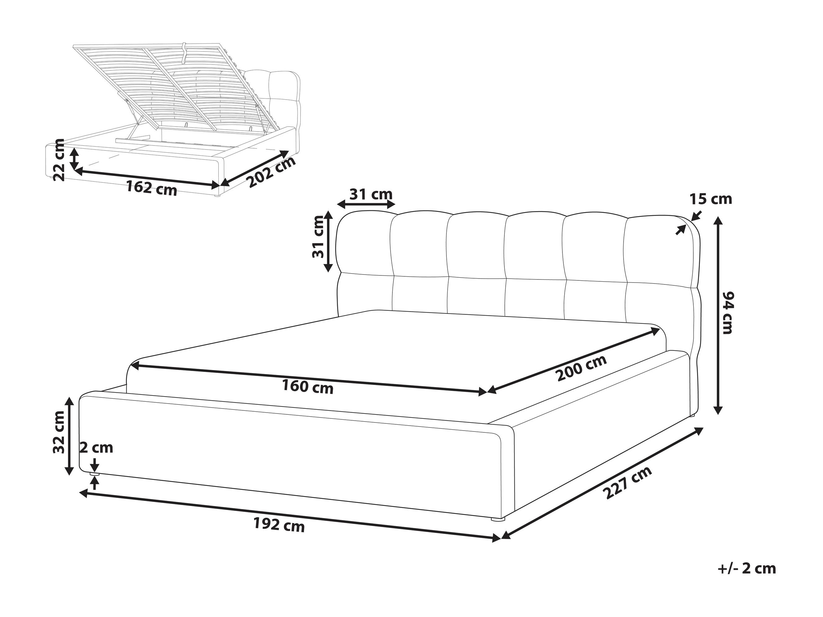 Легло Berwyn 2834 (Бял)