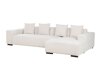 Ъглов диван Berwyn 1396 (Бял)