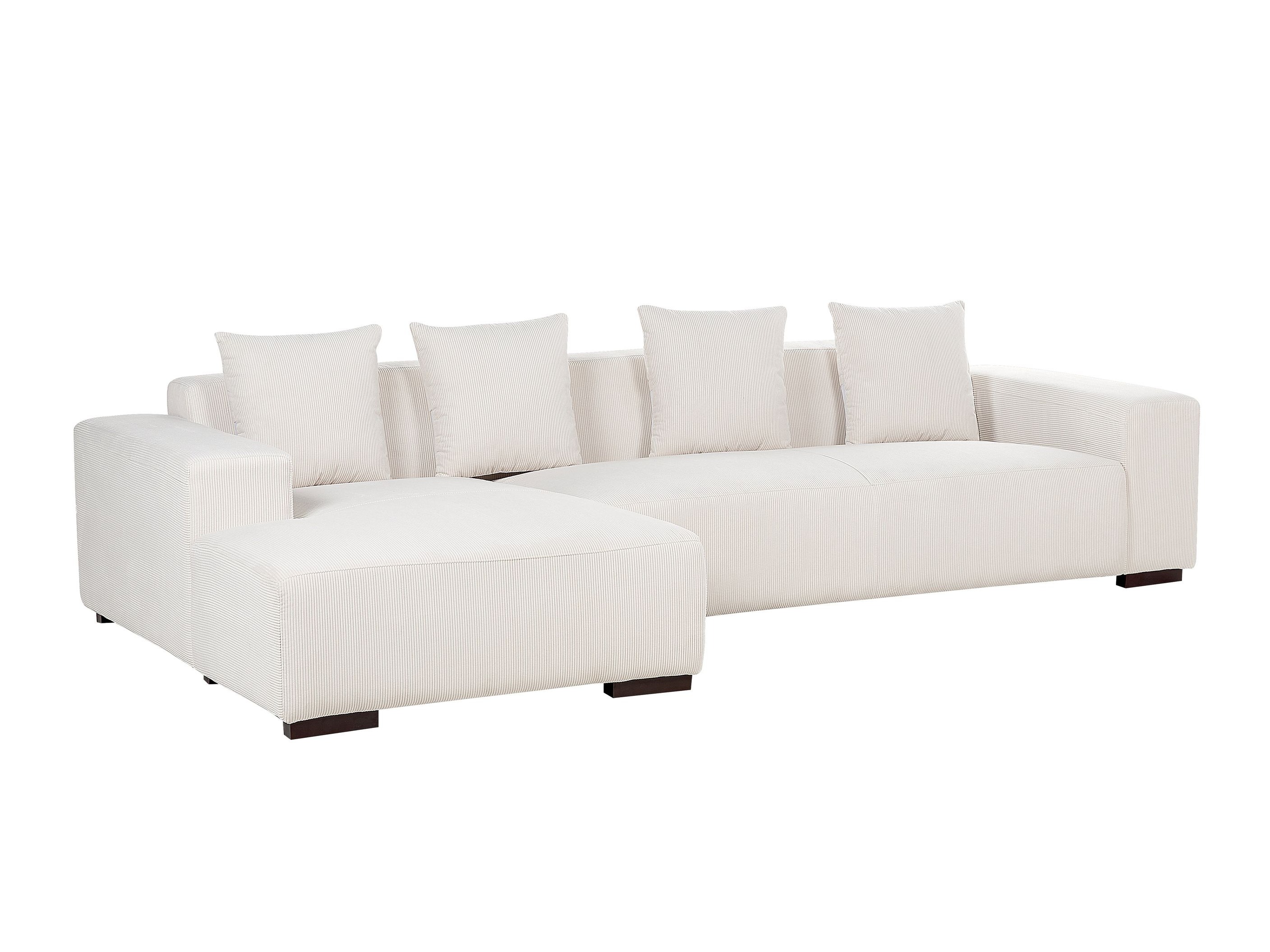 Ъглов диван Berwyn 1396 (Бял)