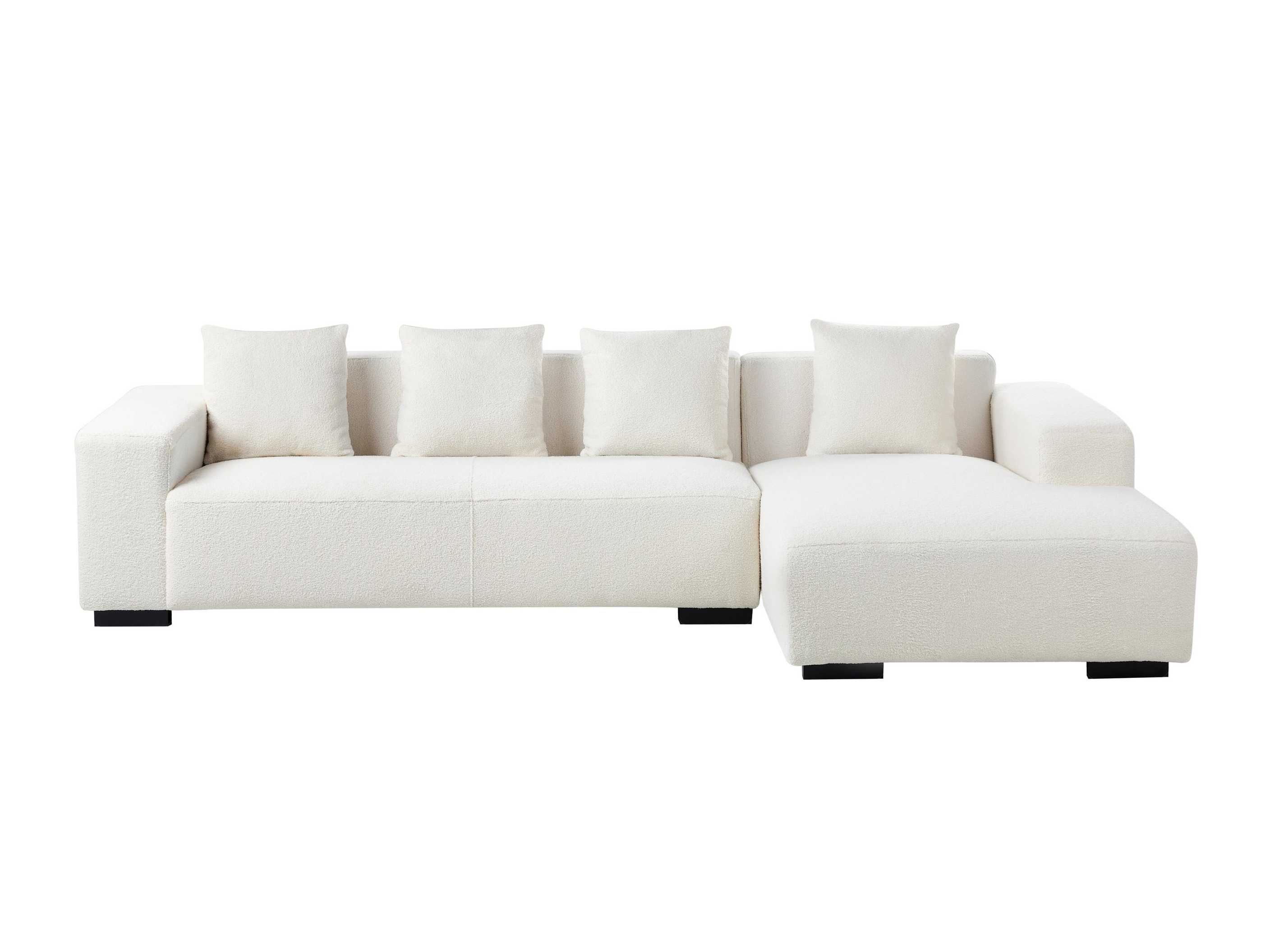 Ъглов диван Berwyn 1396 (Бяло екрю)