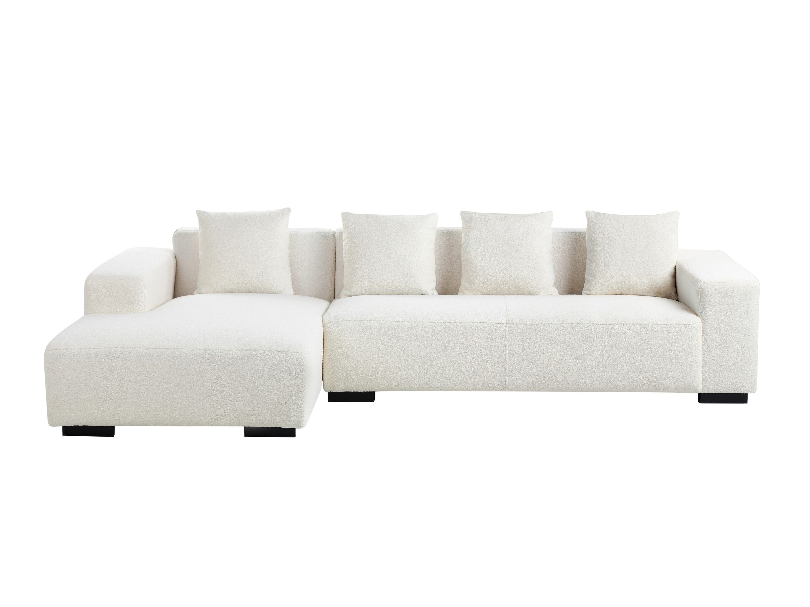 Ъглов диван Berwyn 1396 (Бяло екрю)