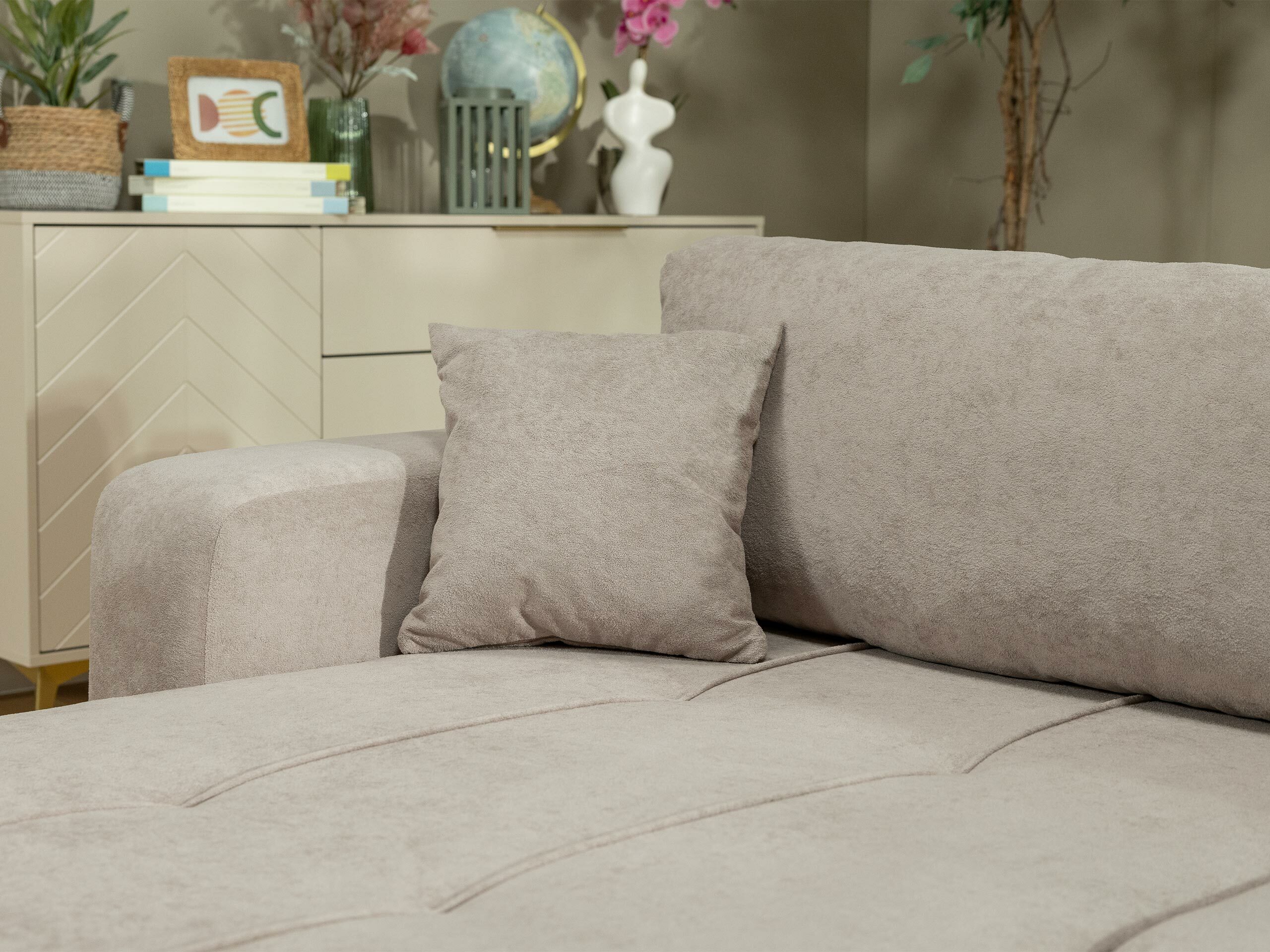 Ъглов диван Comfivo 425 (Velo 621)