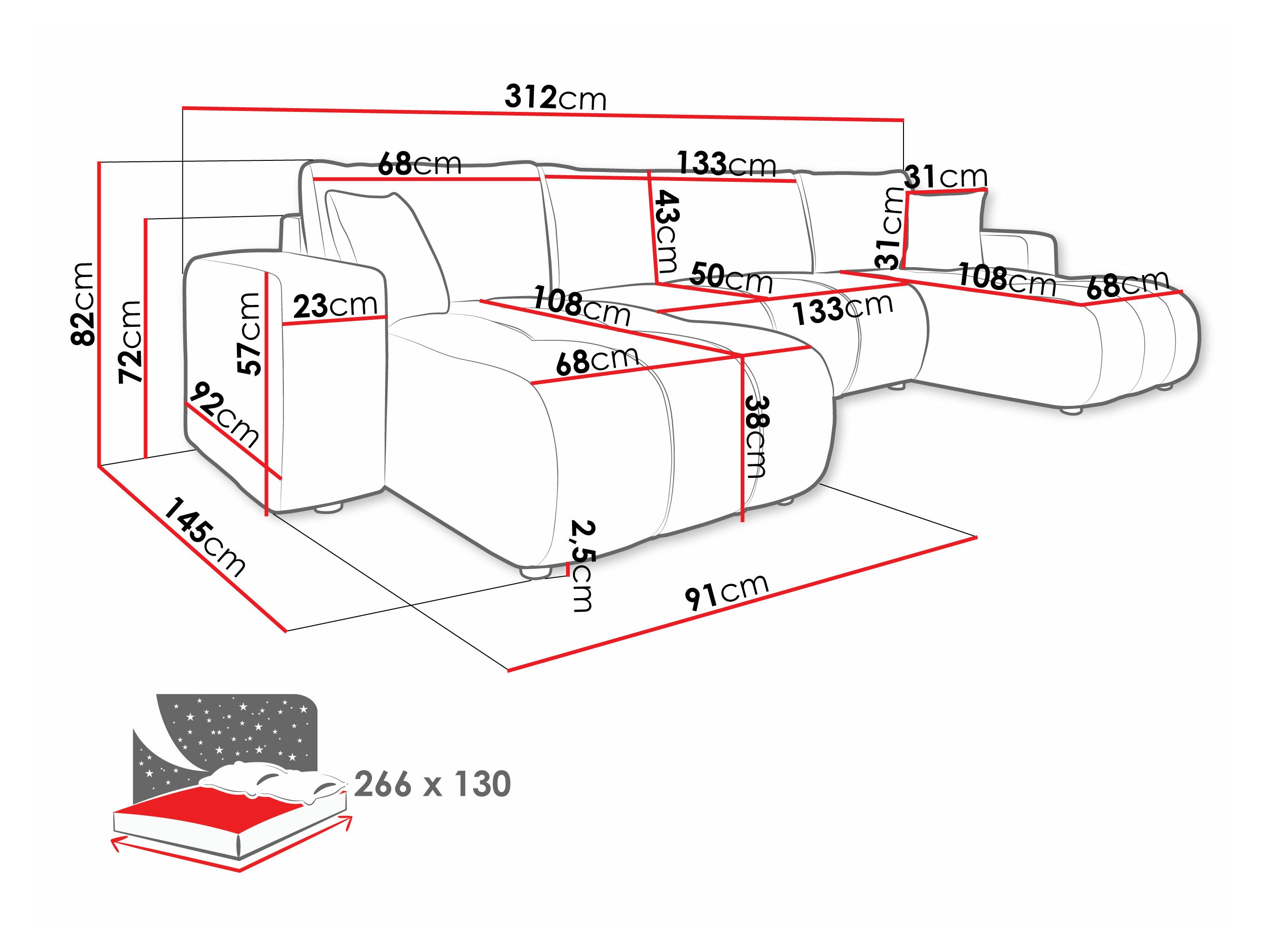 Ъглов диван Comfivo Laurus II (Velo 621)