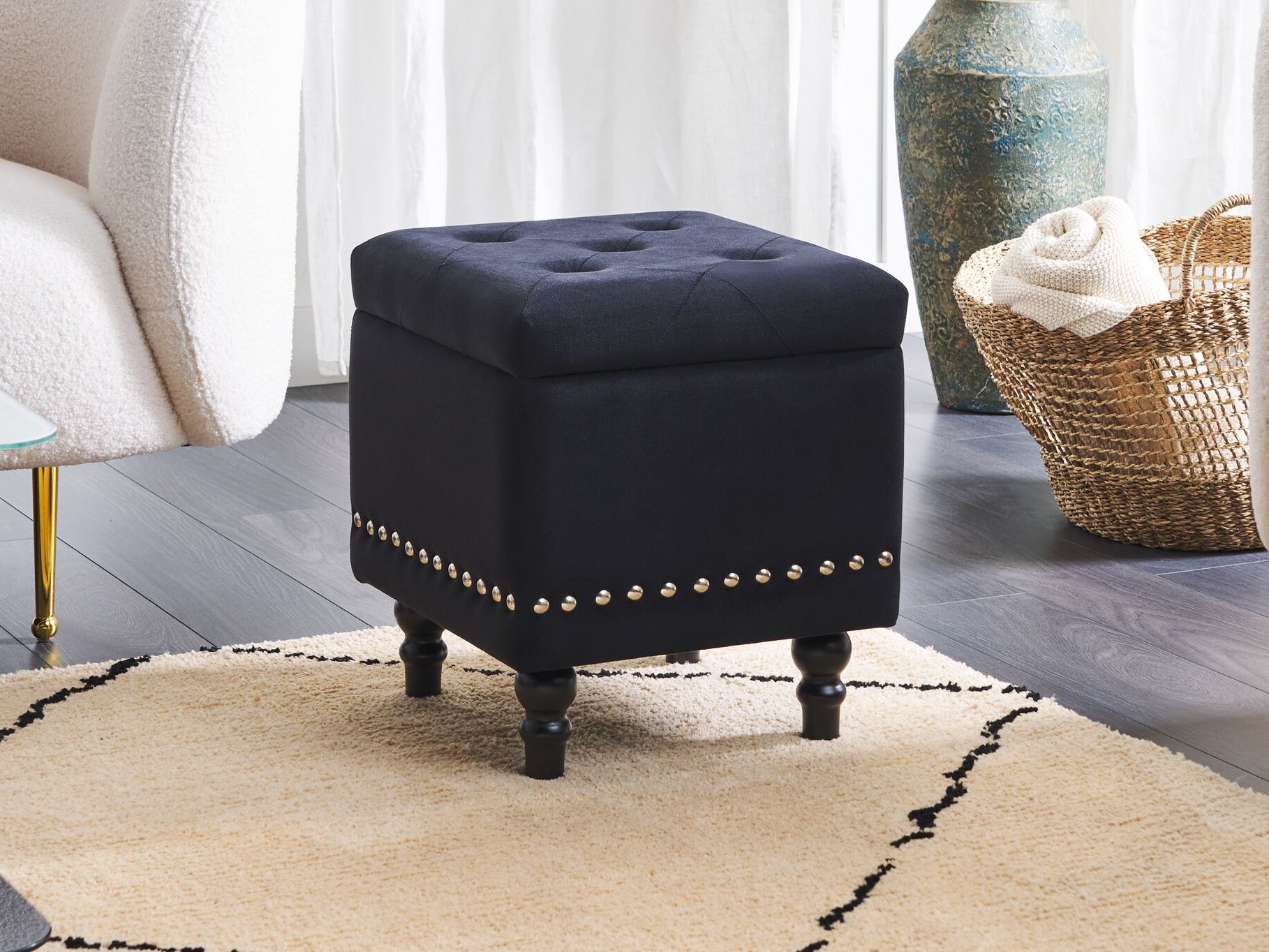 Табуретка Berwyn 2850 (Черен)