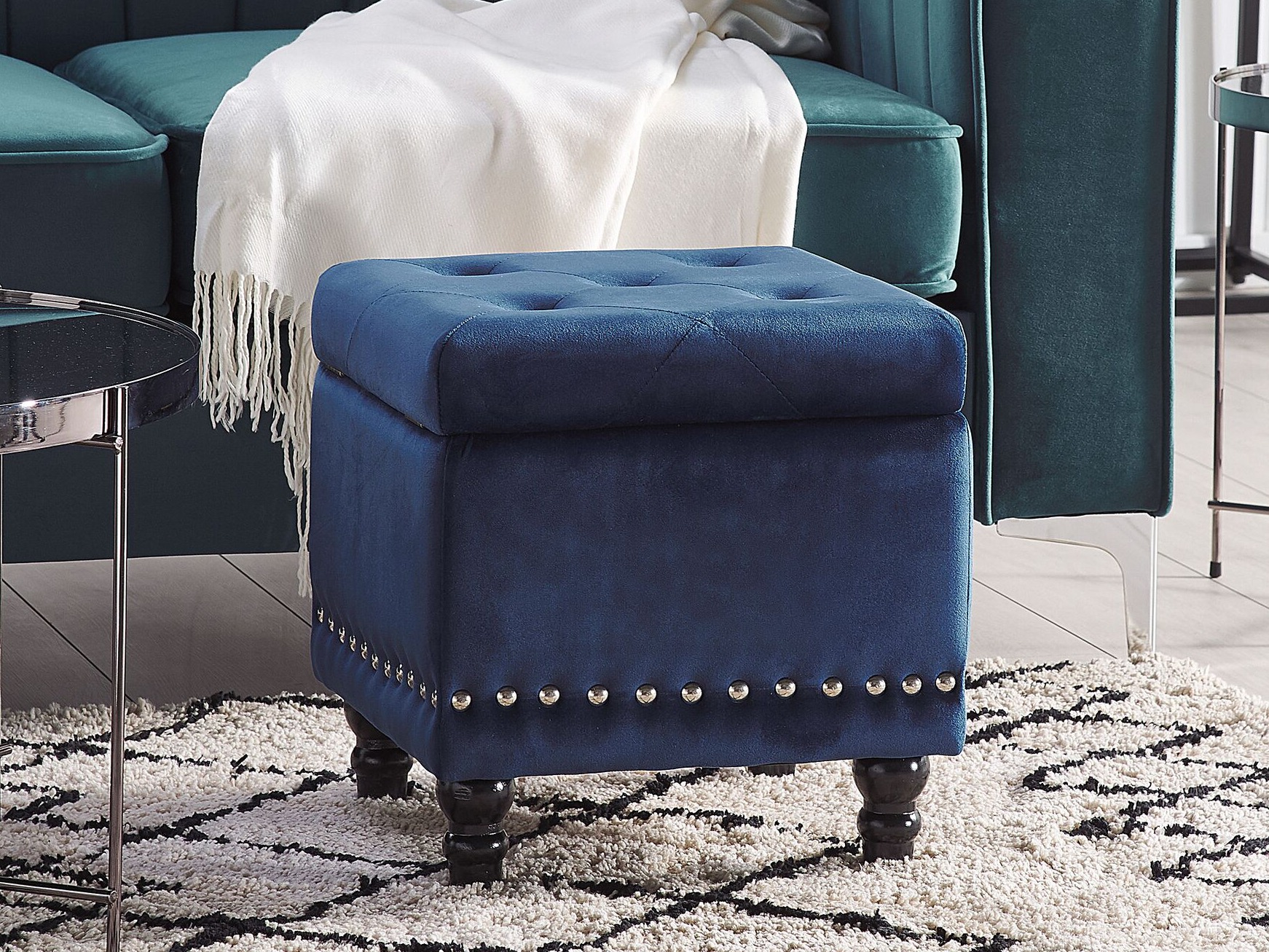 Табуретка Berwyn 2850 (Тъмно синьо)