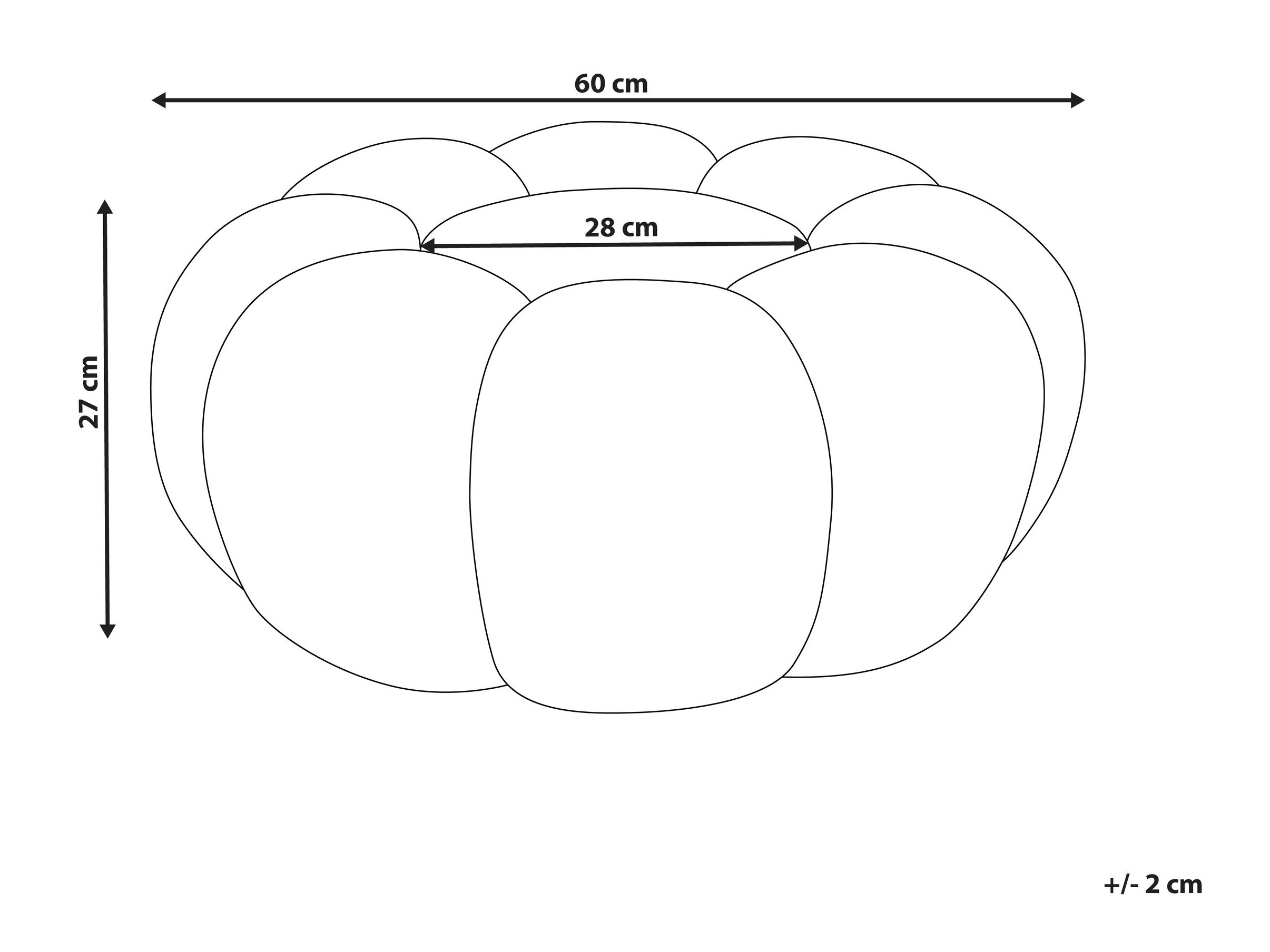 Табуретка Berwyn 2851 (Бял)