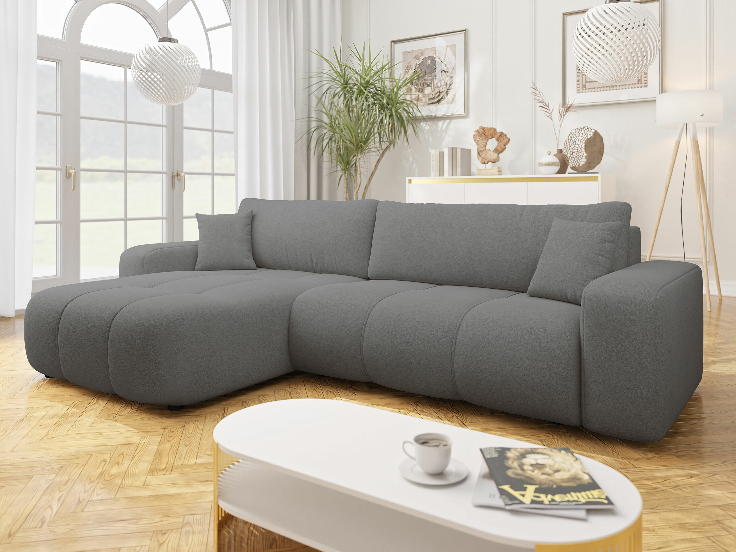 Ъглов диван Comfivo Laurus I (Velo 635)