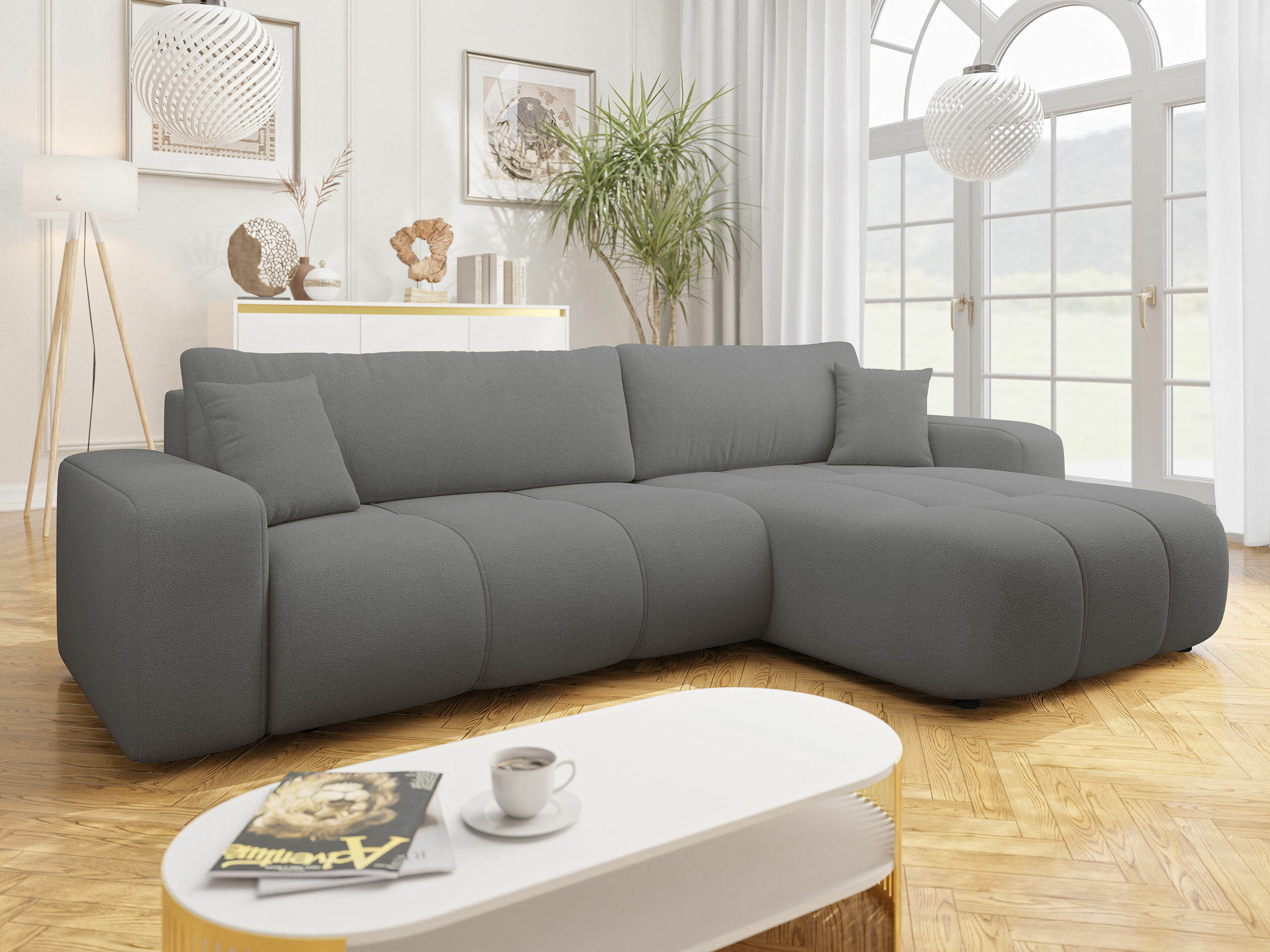 Ъглов диван Comfivo Laurus I (Velo 635)