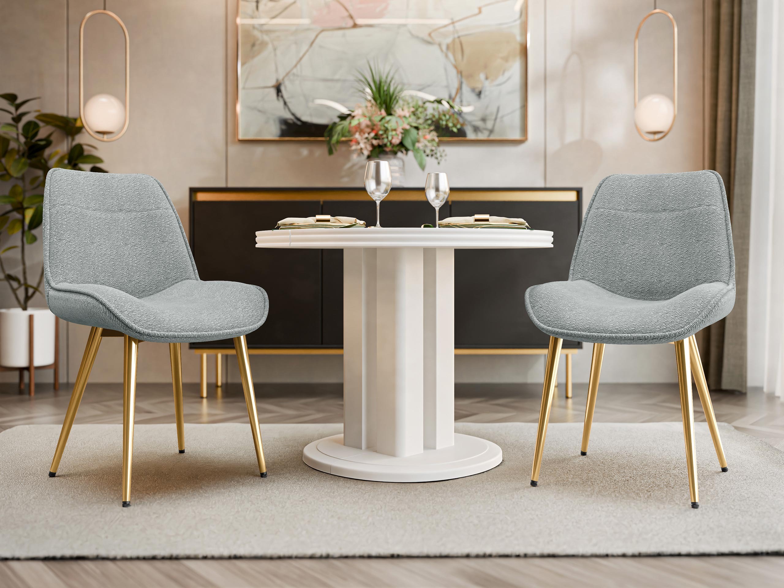 Стол Comfivo Hilaritas VII (Сив)