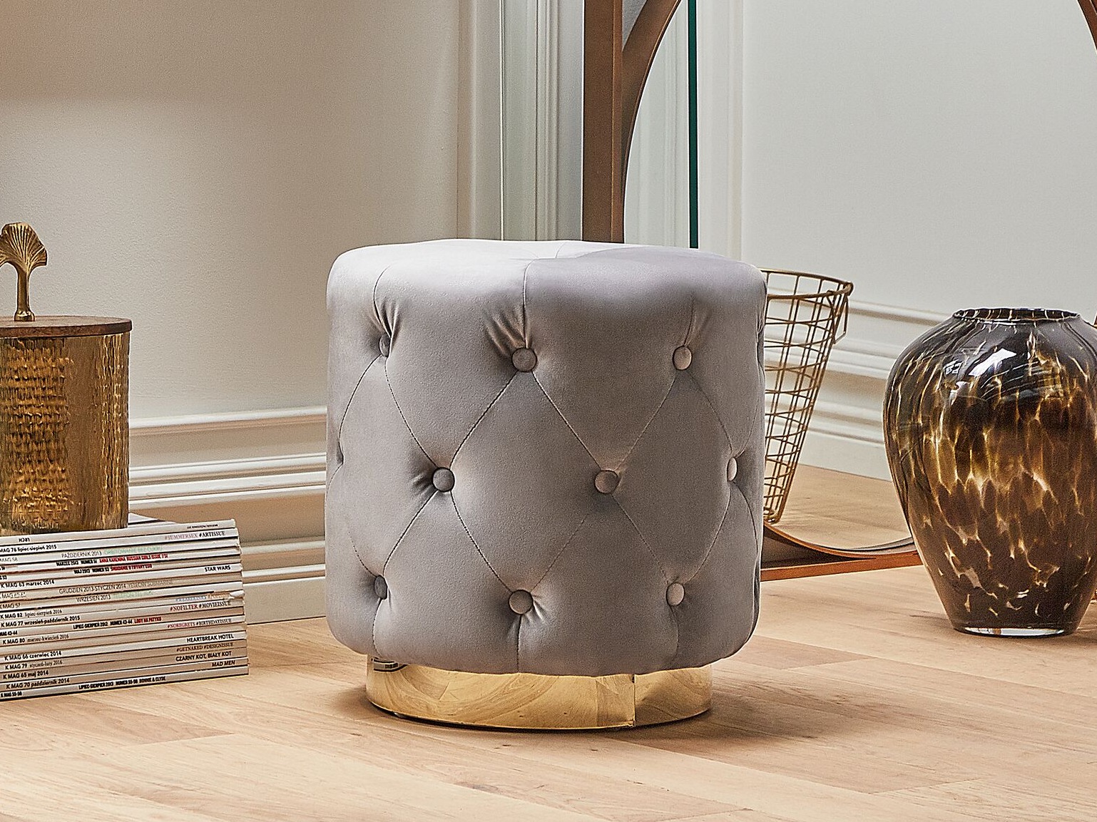 Табуретка Berwyn 2856 (Светло сив)