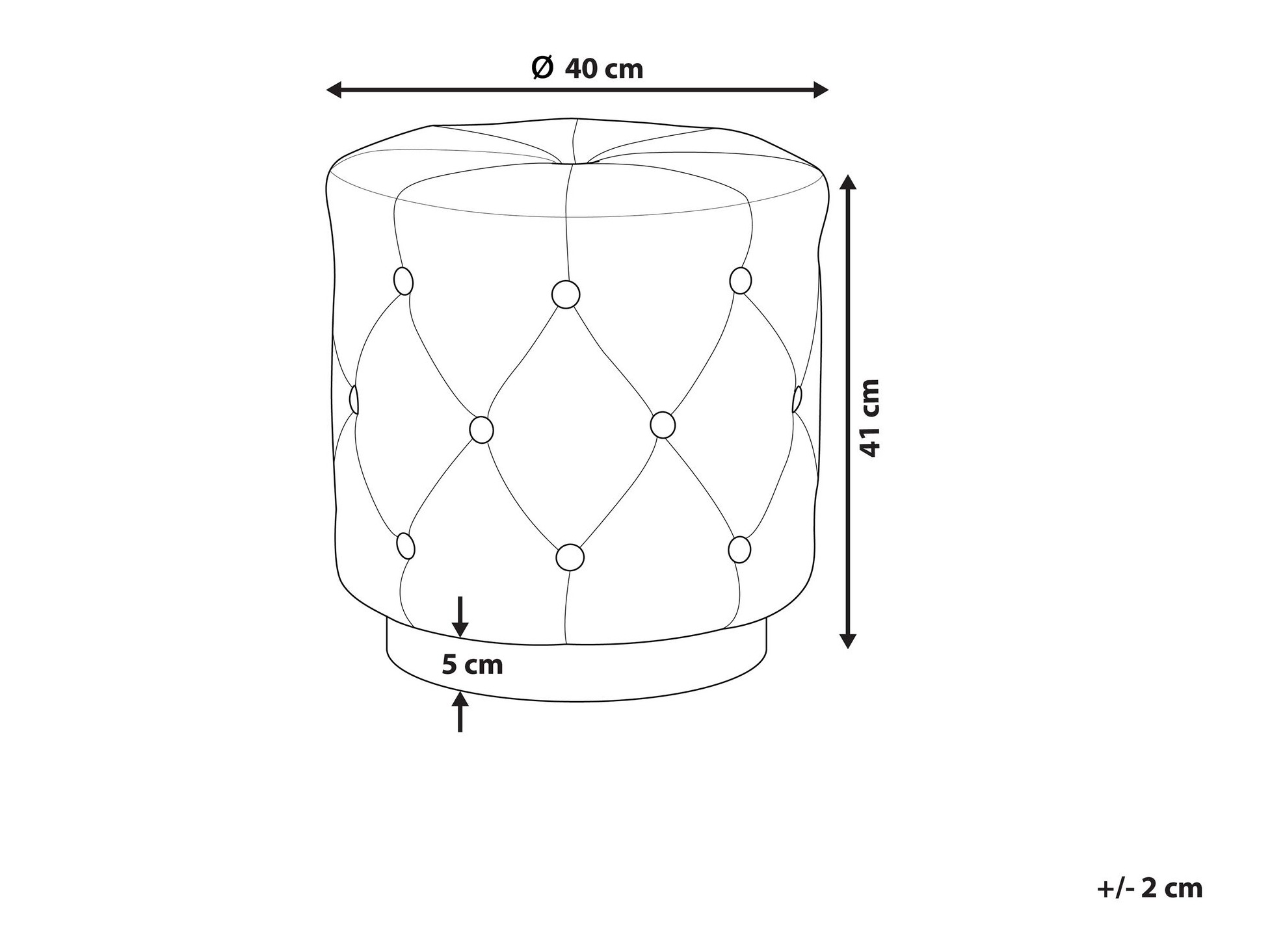 Табуретка Berwyn 2856 (Светло сив)
