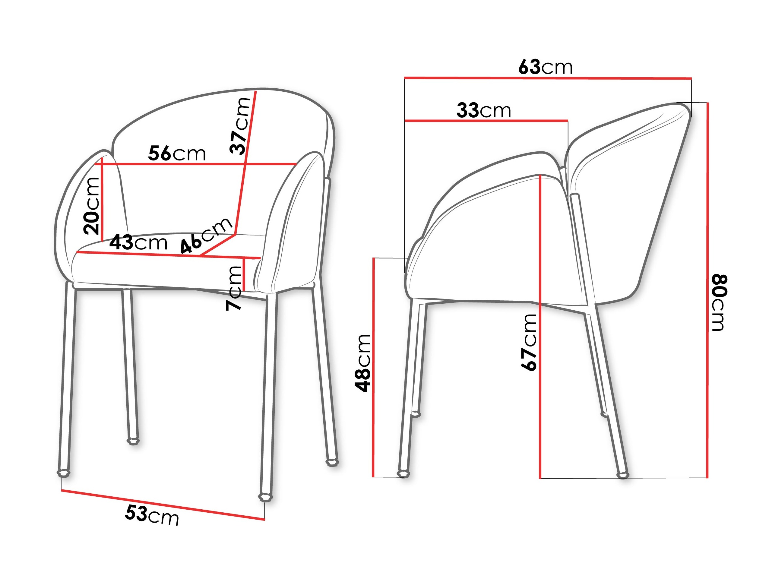 Стол Comfivo Hilaritas XVI (Черен)