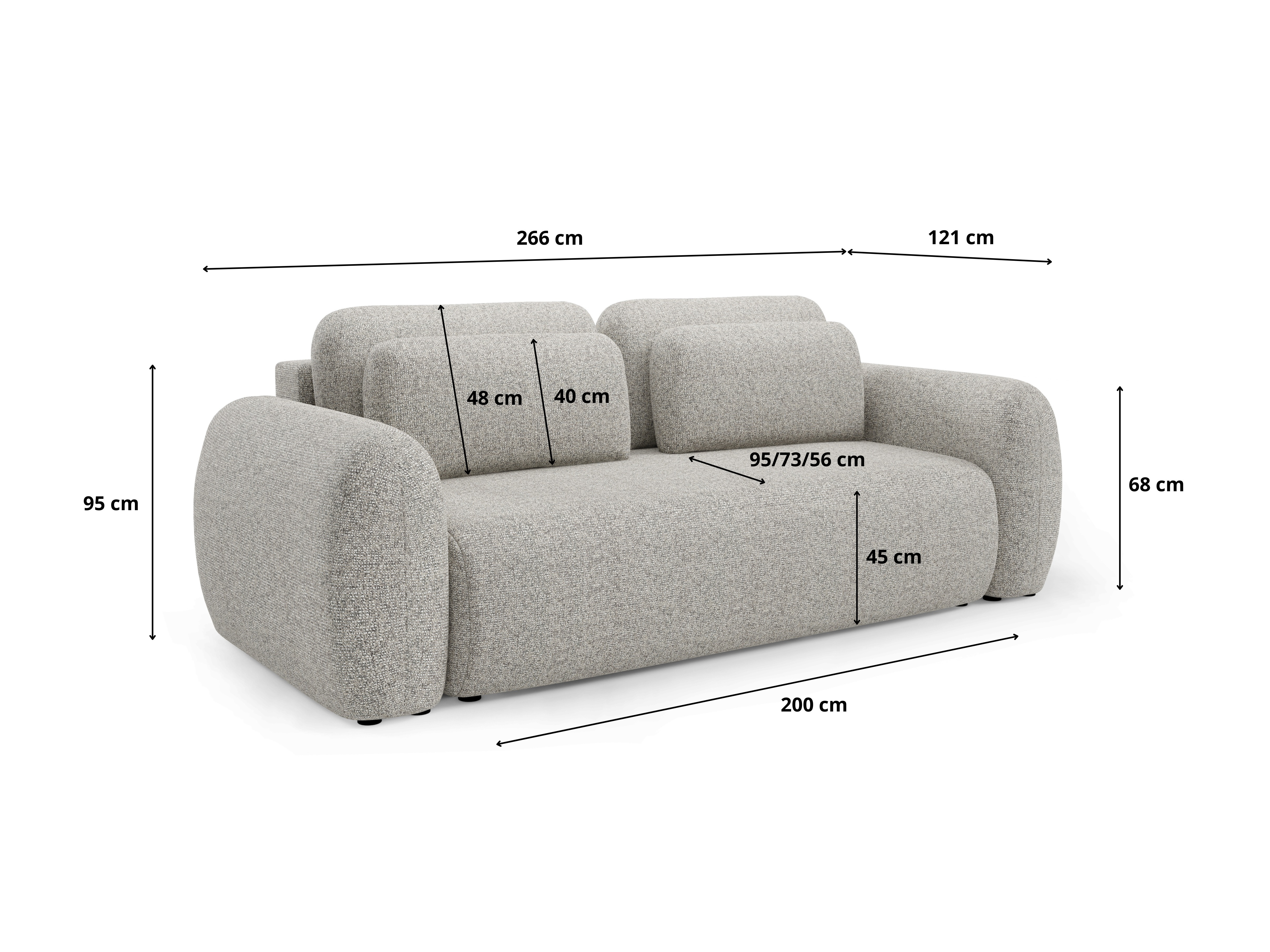 Разтегателен диван Franklin 102 (Puente 06)