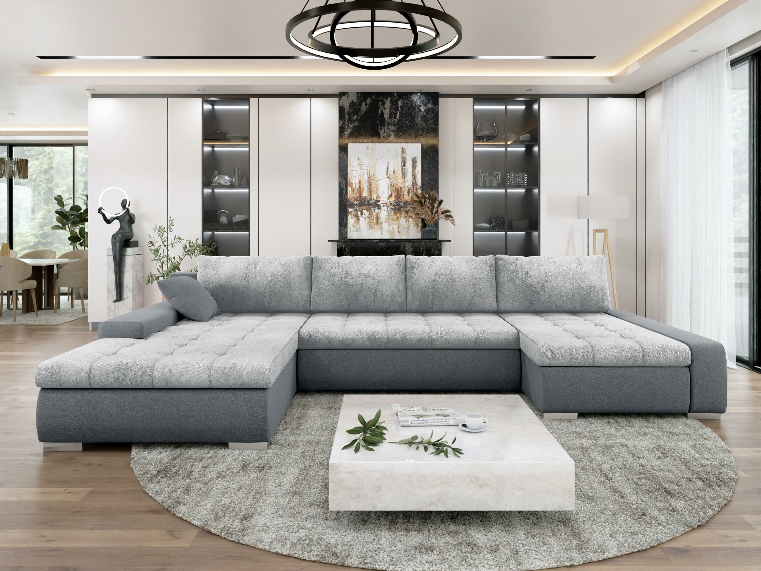 Ъглов диван Comfivo 248 (Otusso 04 + Sorriso 04 + Otusso 04)