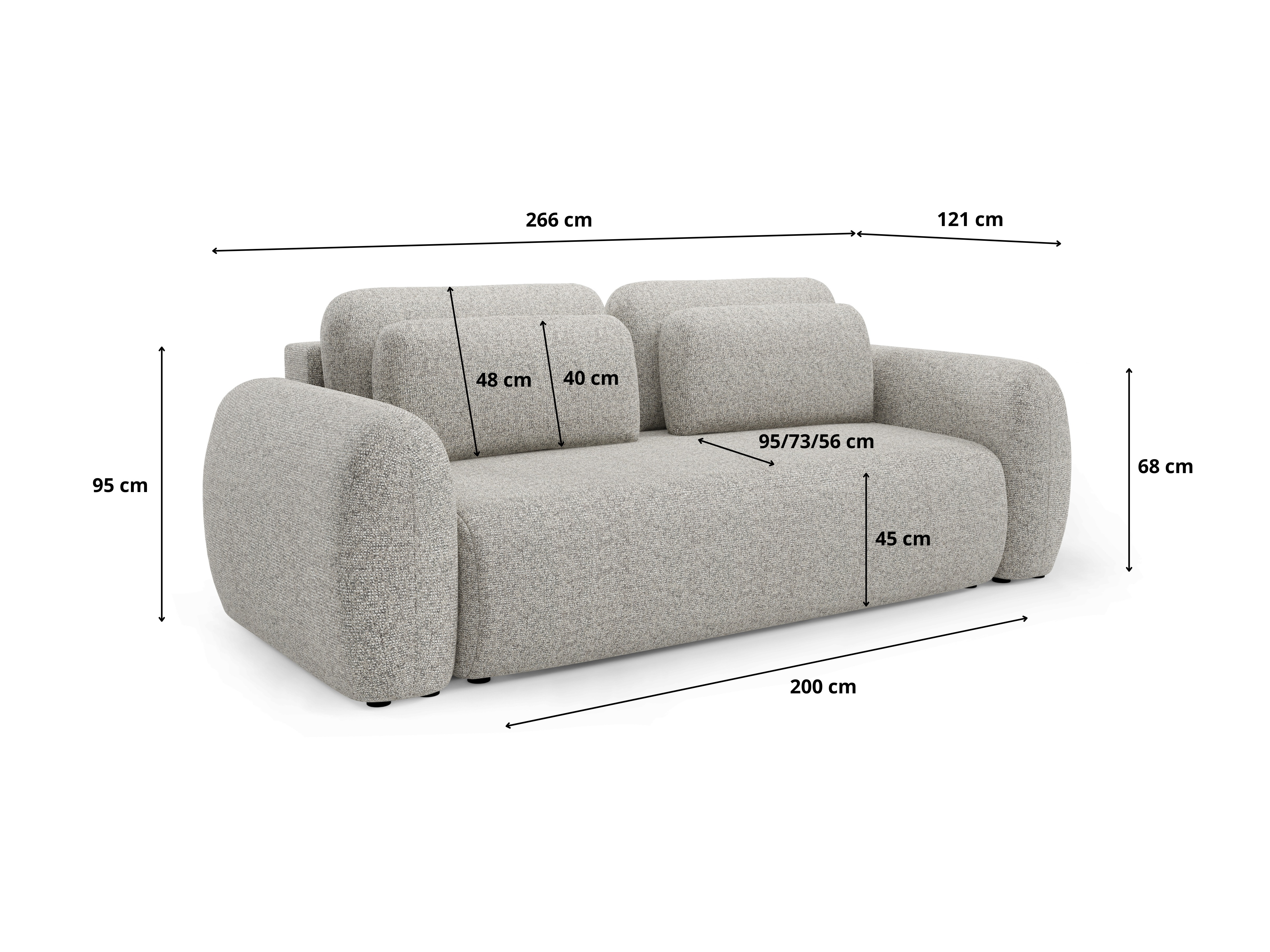 Разтегателен диван Franklin 102 (Puente 52)