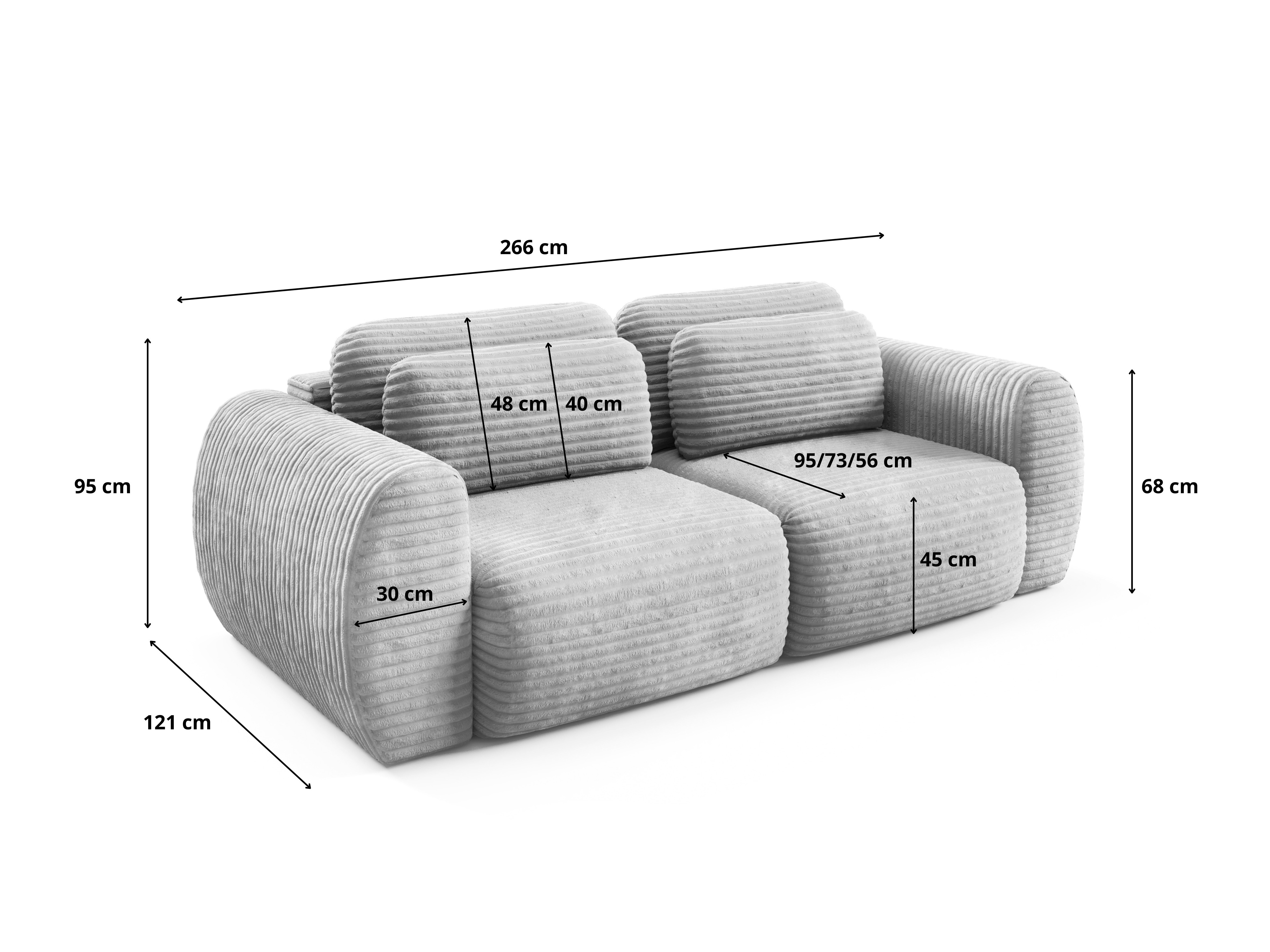 Разтегателен диван Franklin 103 (Ambience 04)